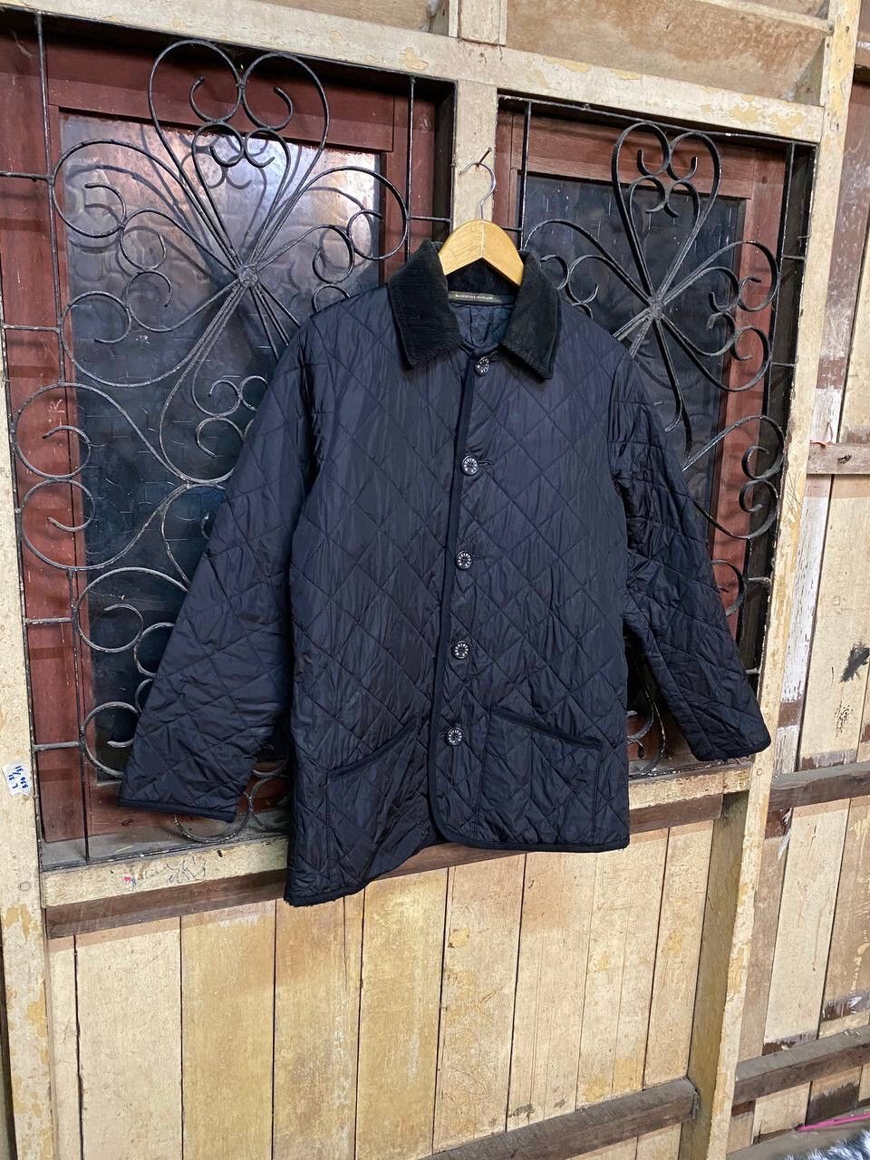 Mackintosh Mackintosh Corduroy Collar Quilted Jacket Size US M / EU 48-50 / 2 - 2 Thumbnail