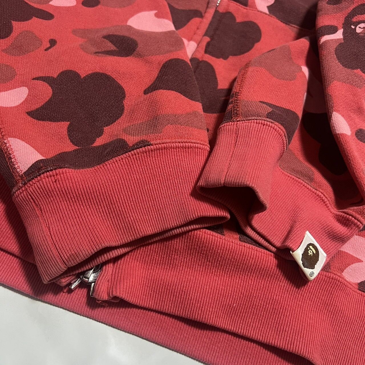 Bape BAPE full zip hoodie Red camo Size US M / EU 48-50 / 2 - 2 Thumbnail