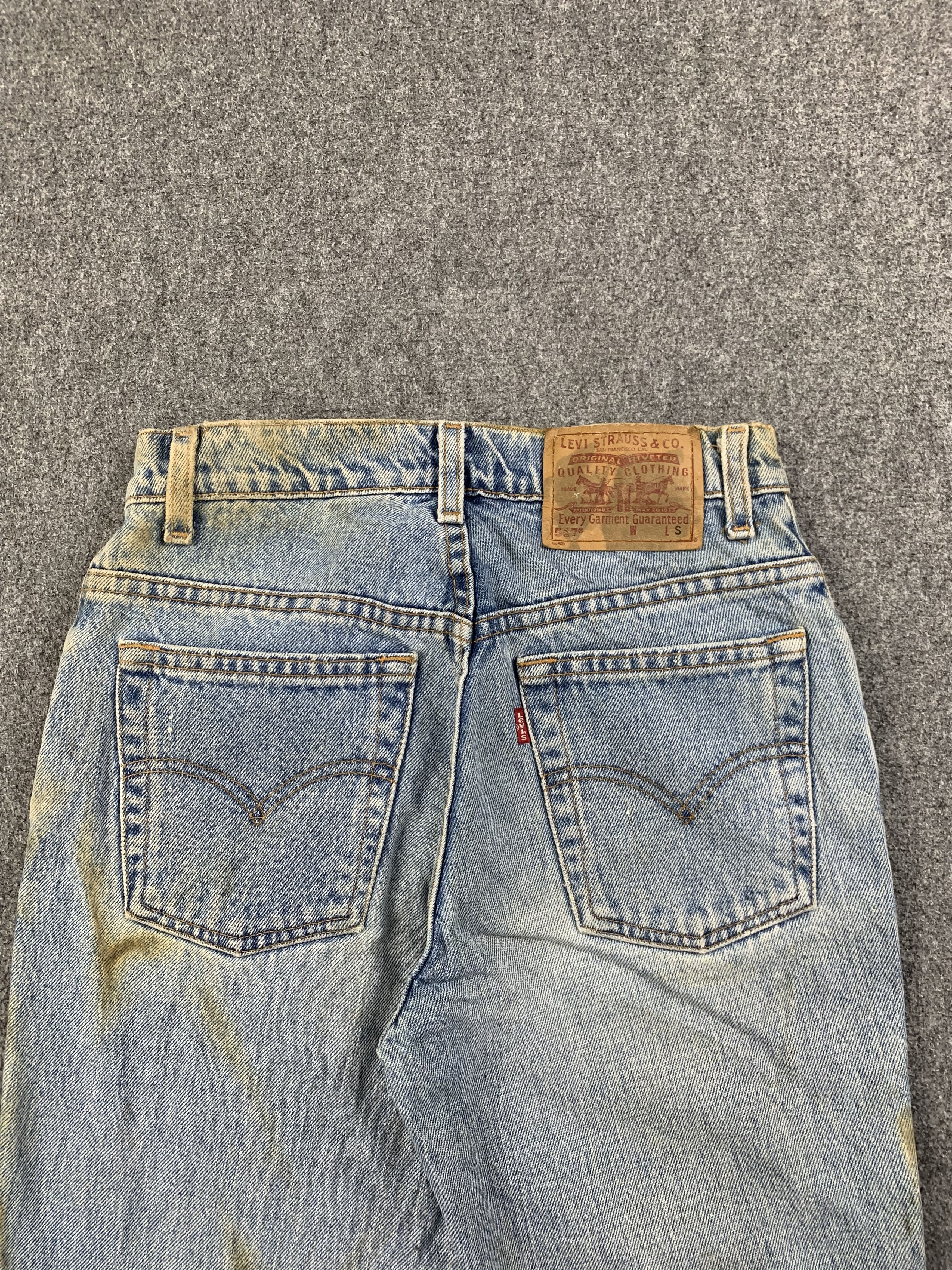 Levi's Vintage 90s Levis 527 Bootcut Bell Bottom Jeans DP2212 Size US 26 / EU 42 - 4 Thumbnail