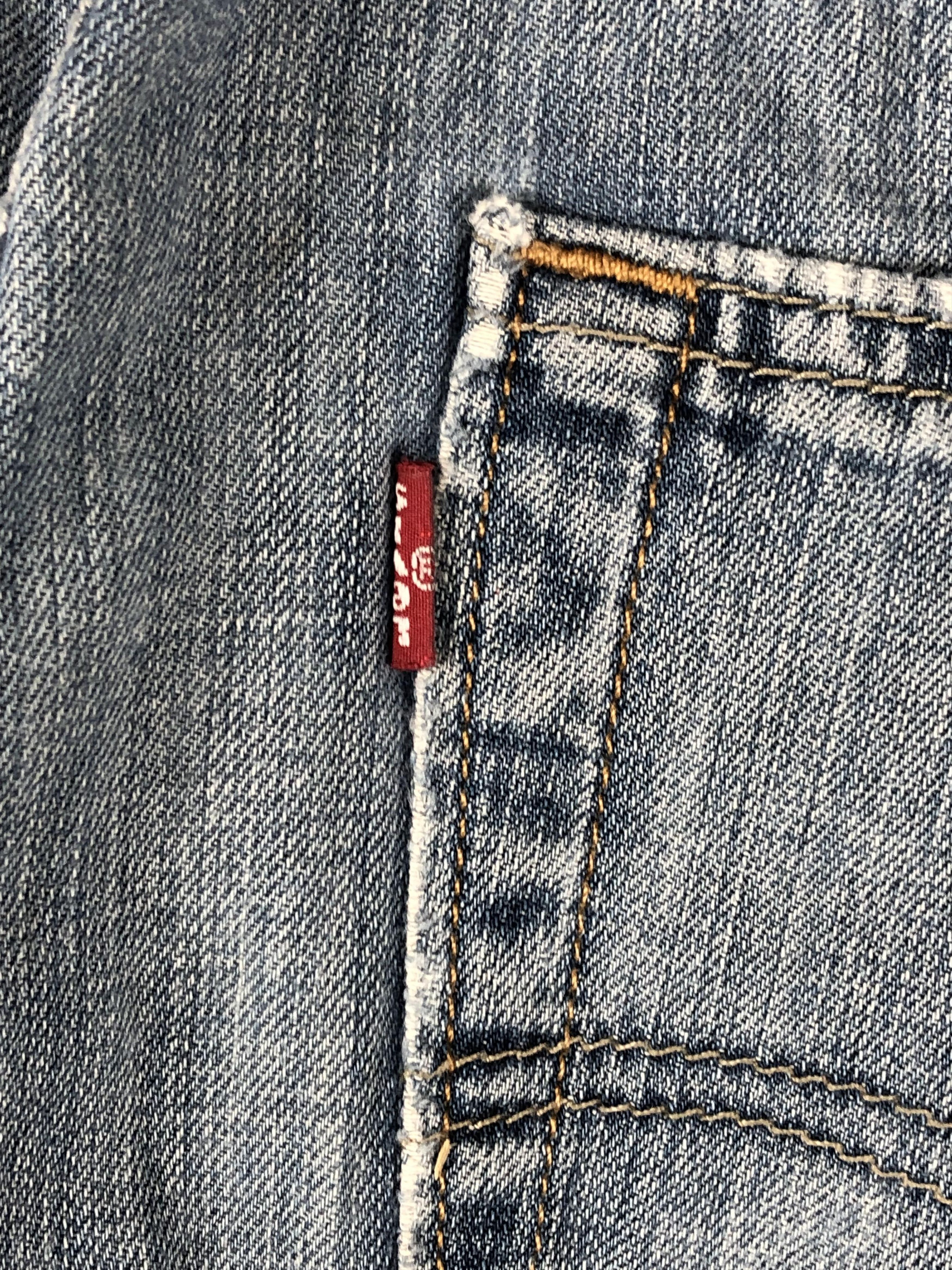 Levi's Vintage Levis 527 Faded Blue Jeans DP2266 Size US 35 - 9 Thumbnail