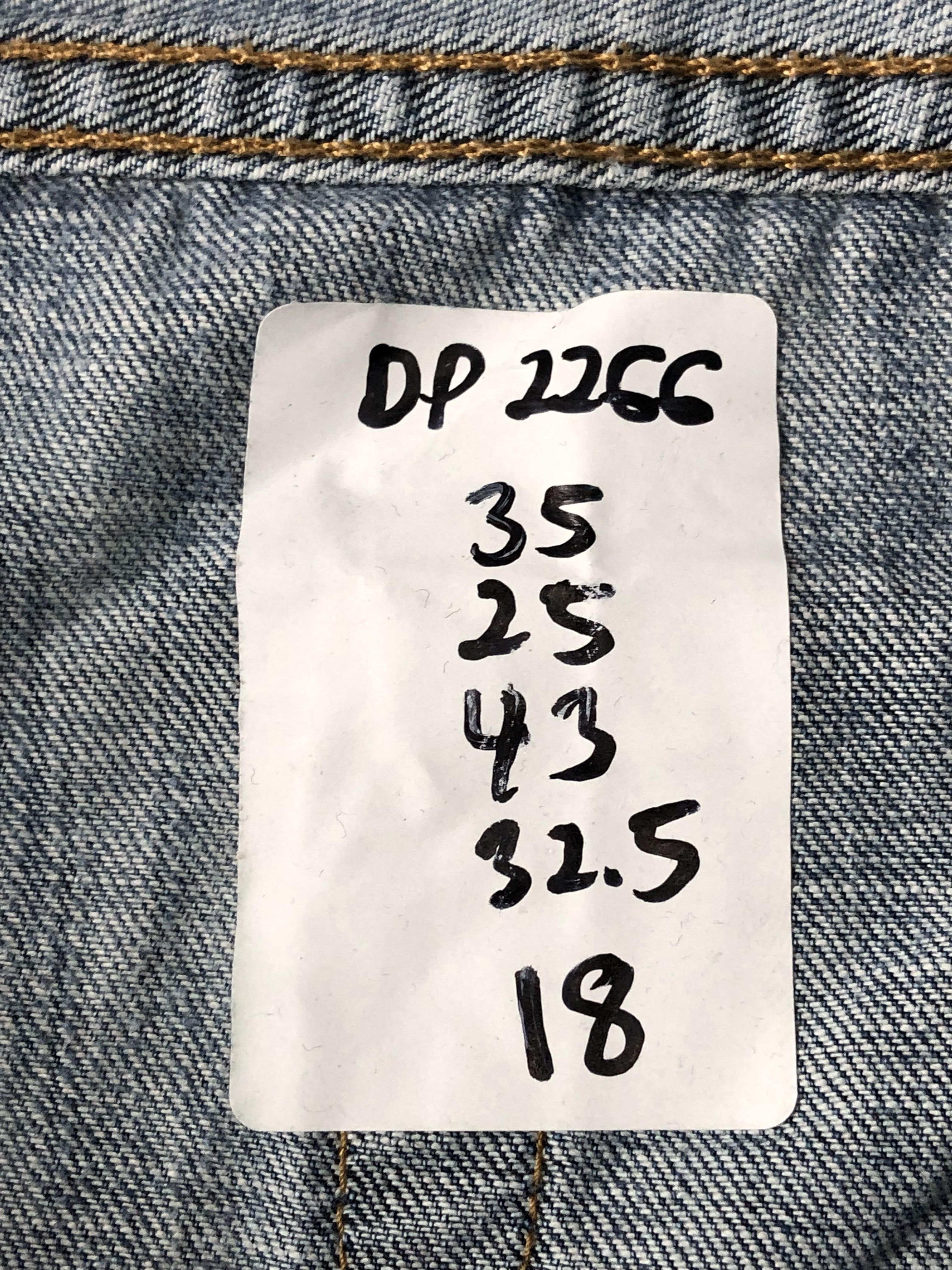 Levi's Vintage Levis 527 Faded Blue Jeans DP2266 Size US 35 - 23 Thumbnail