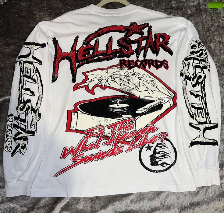 Streetwear Hellstar Records T shirt | Grailed