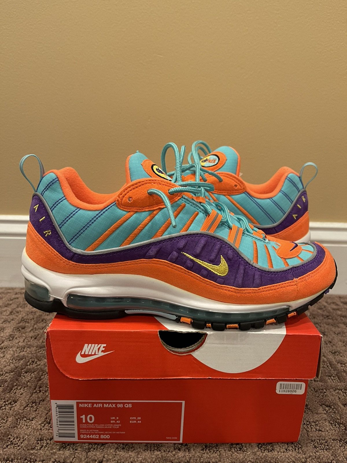 Nike Nike Air Max 98 Cone size 10 Size US 10 / EU 43 - 2 Thumbnail