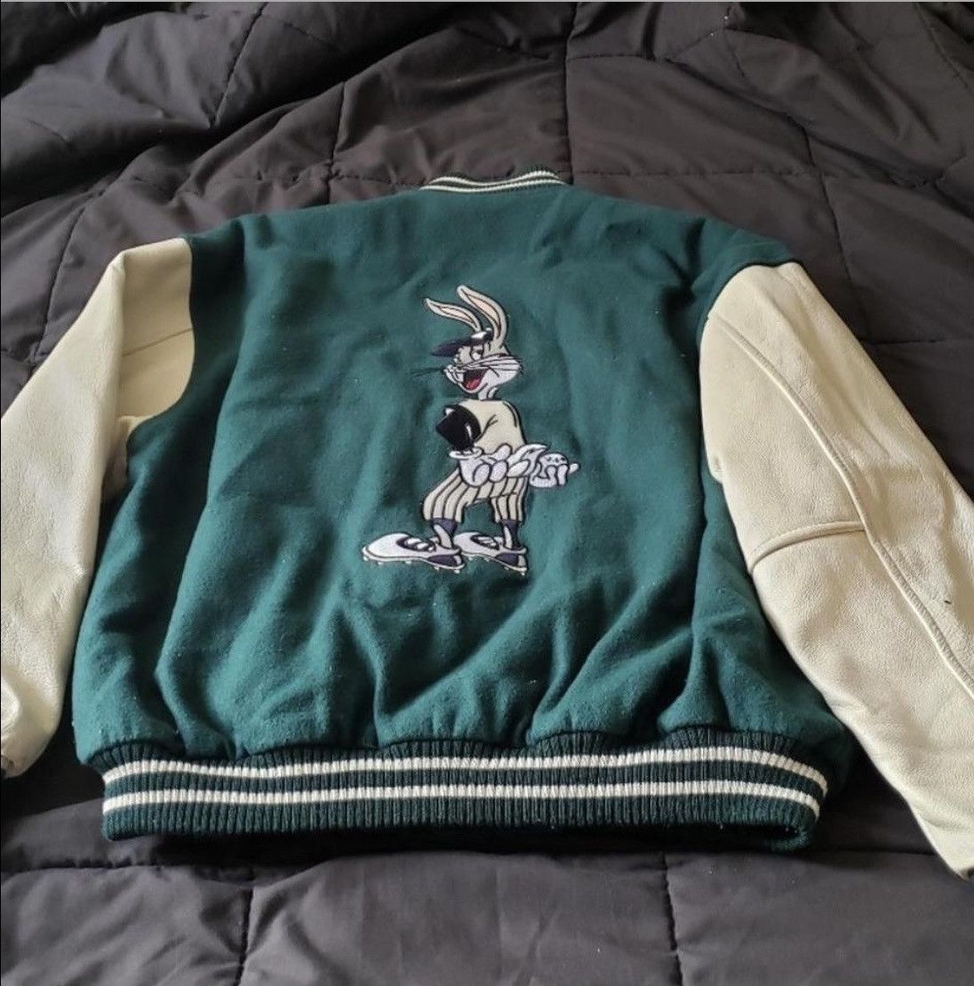 Vintage Bugs Bunny Varsity Baseball Jacket