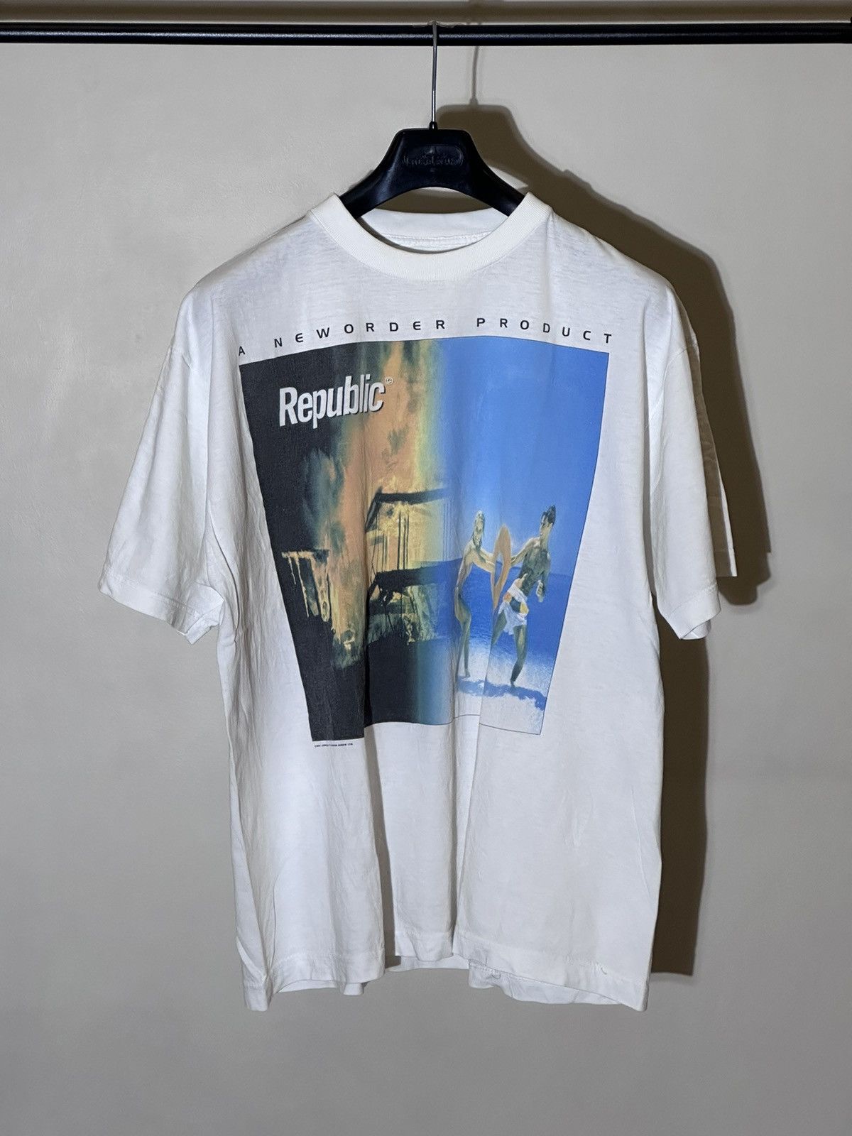 1993 New Order Vintage Band Tour Tee Shirt