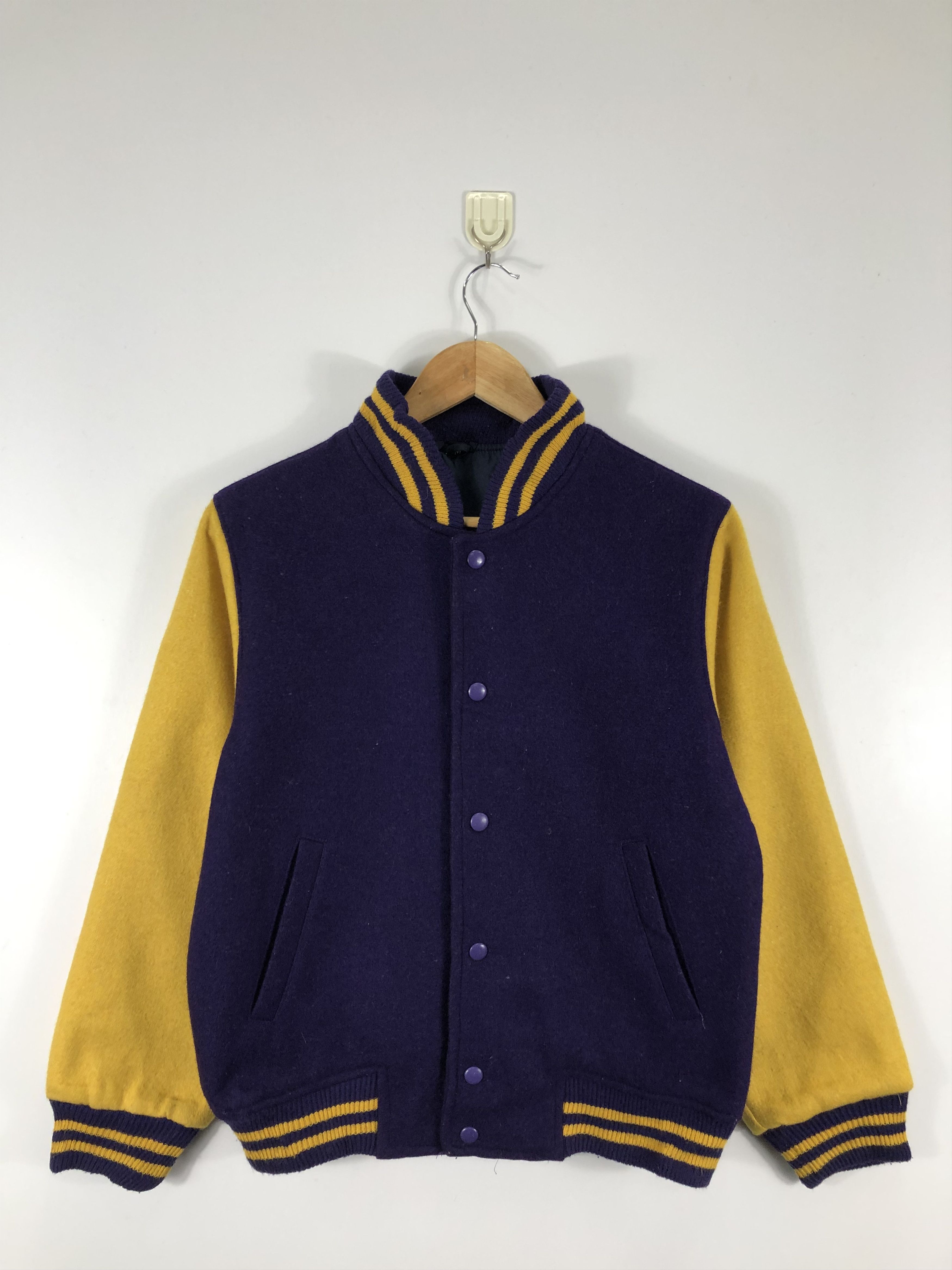 Japanese Brand × Vintage Vintage Japanese Brand Wool Varsity Jacket Size US M / EU 48-50 / 2 - 1 Thumbnail
