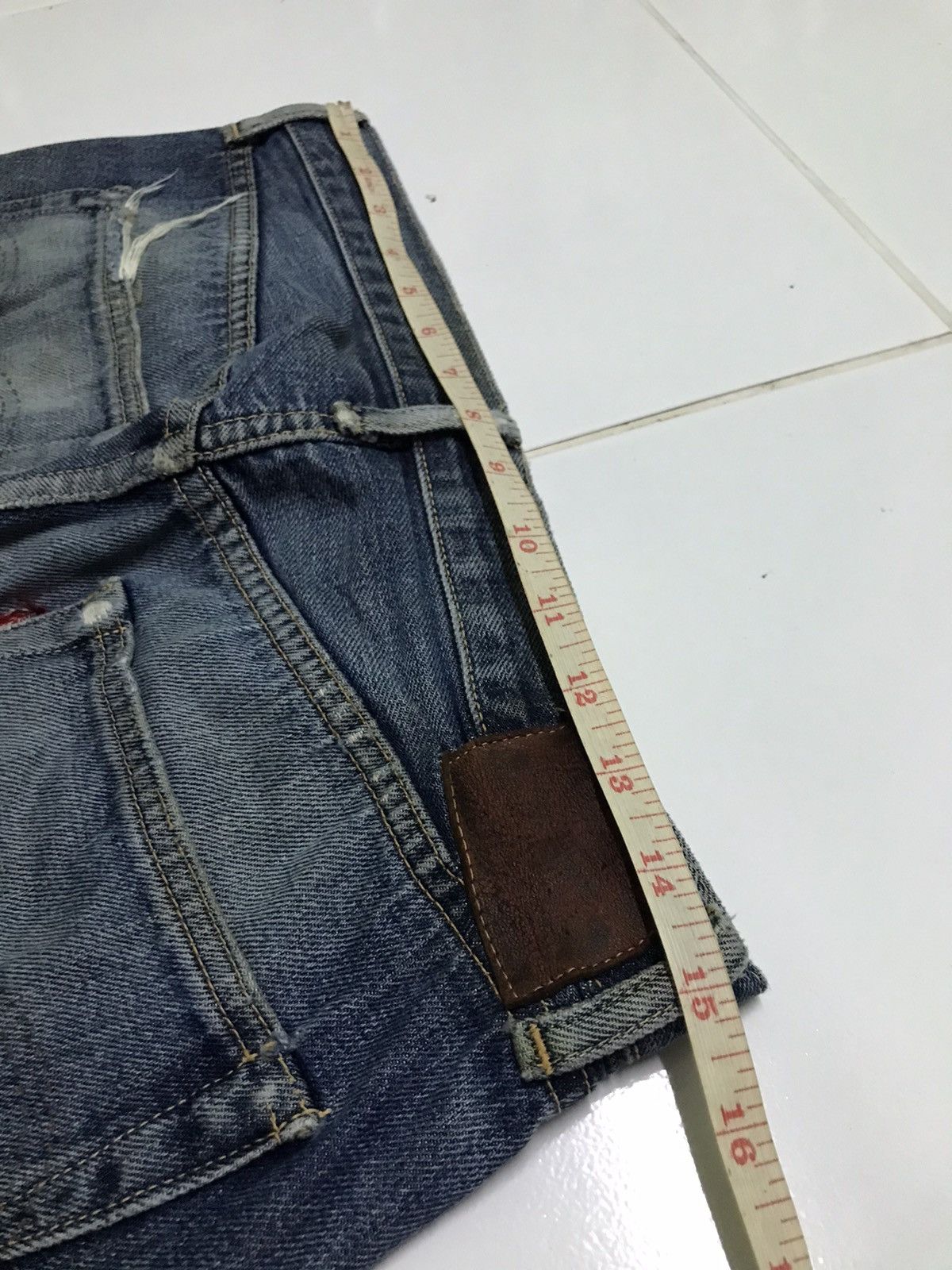Levi's Vintage 90s Levis big E top button j22 selvedge denim jeans Size US 30 / EU 46 - 11 Thumbnail