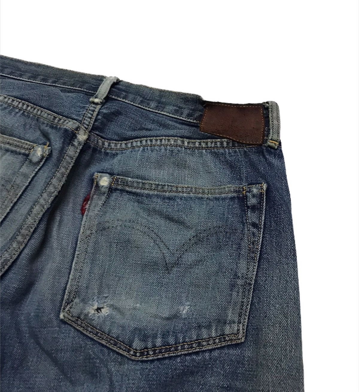 Levi's Vintage 90s Levis big E top button j22 selvedge denim jeans Size US 30 / EU 46 - 7 Thumbnail