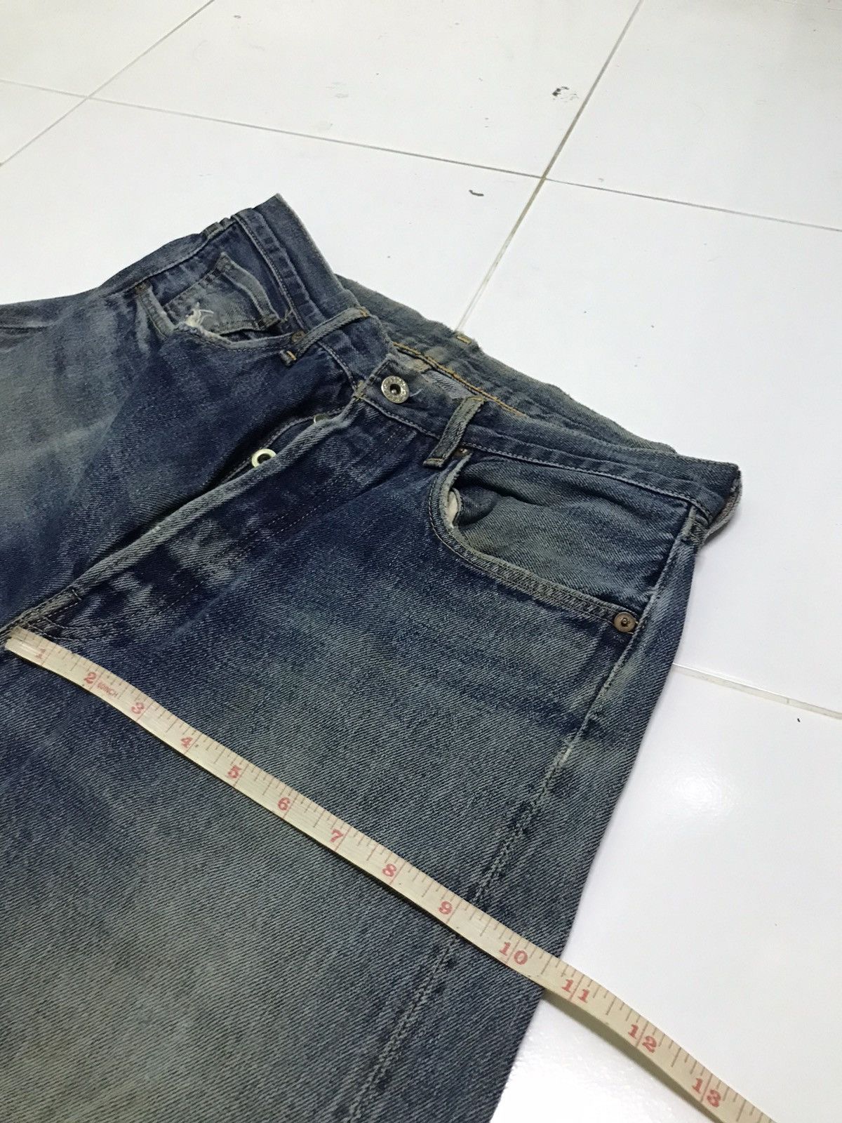 Levi's Vintage 90s Levis big E top button j22 selvedge denim jeans Size US 30 / EU 46 - 16 Thumbnail