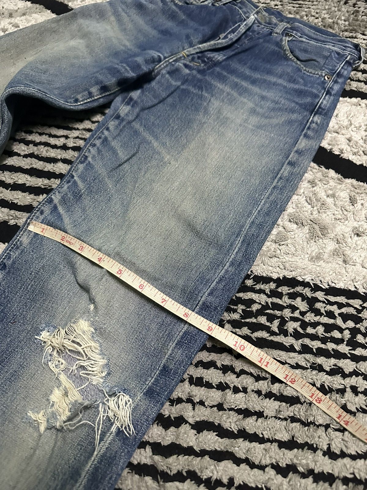 Levi's 28x30 Vintage Levi’s bigE 503B button j22 selvedge jeans Size US 28 / EU 44 - 16 Thumbnail