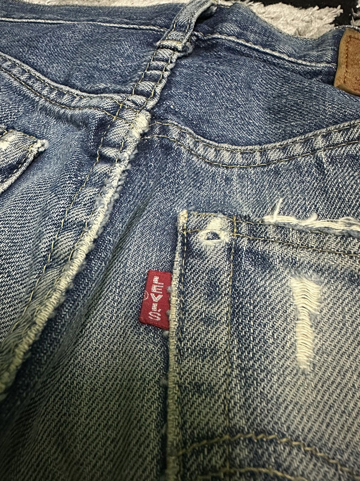Levi's 28x30 Vintage Levi’s bigE 503B button j22 selvedge jeans Size US 28 / EU 44 - 7 Thumbnail