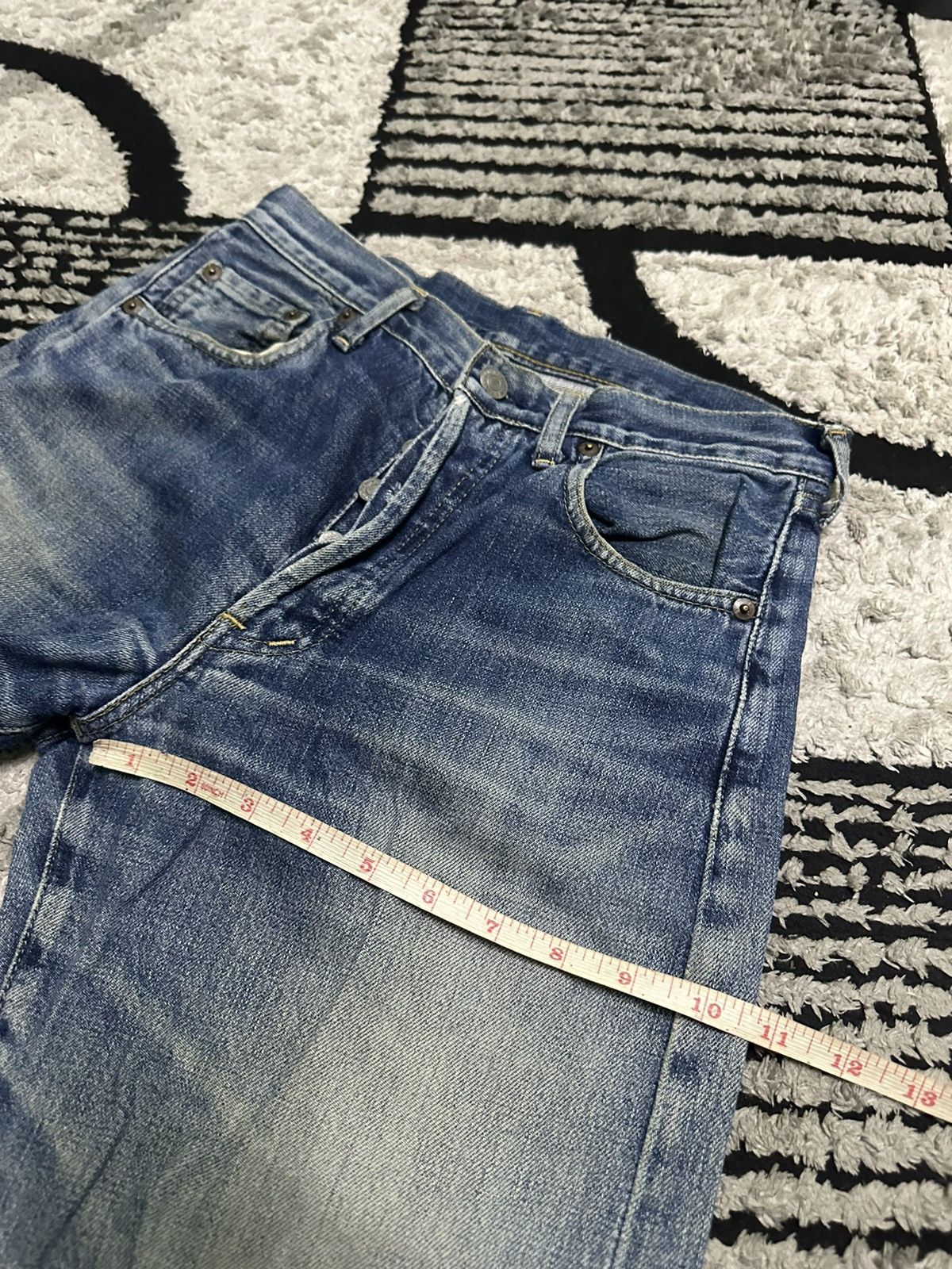 Levi's 28x30 Vintage Levi’s bigE 503B button j22 selvedge jeans Size US 28 / EU 44 - 17 Thumbnail
