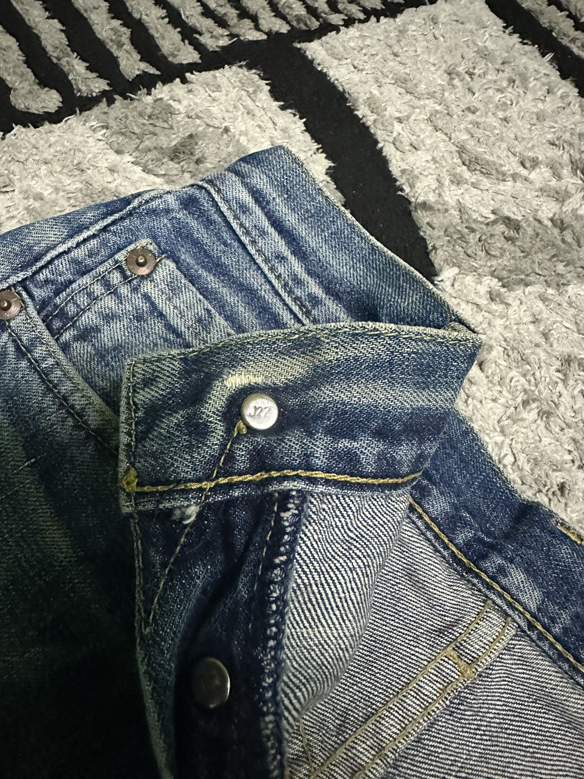 Levi's 28x30 Vintage Levi’s bigE 503B button j22 selvedge jeans Size US 28 / EU 44 - 10 Thumbnail