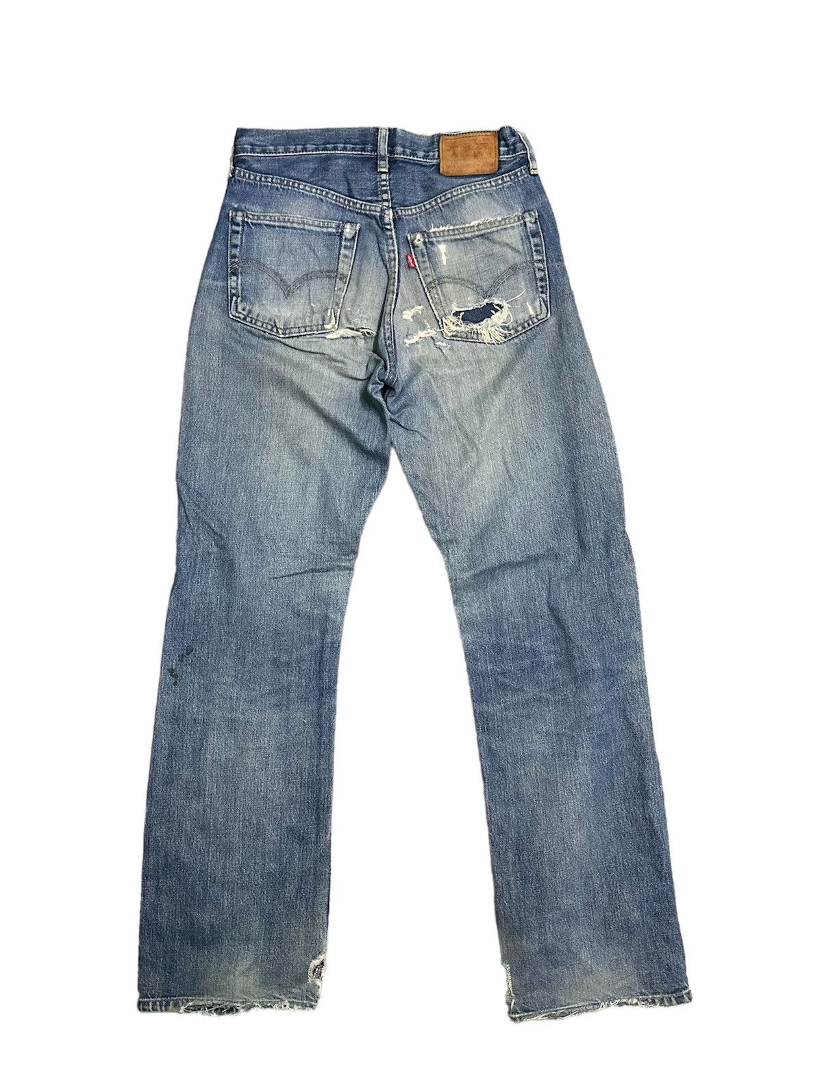 Levi's 28x30 Vintage Levi’s bigE 503B button j22 selvedge jeans Size US 28 / EU 44 - 3 Thumbnail