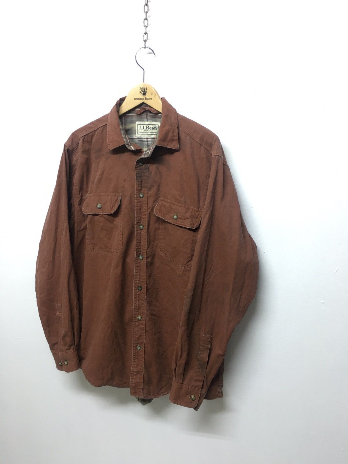 L.L. Bean × Vintage Vintage L.L Beans Button Up Size US L / EU 52-54 / 3 - 4 Thumbnail