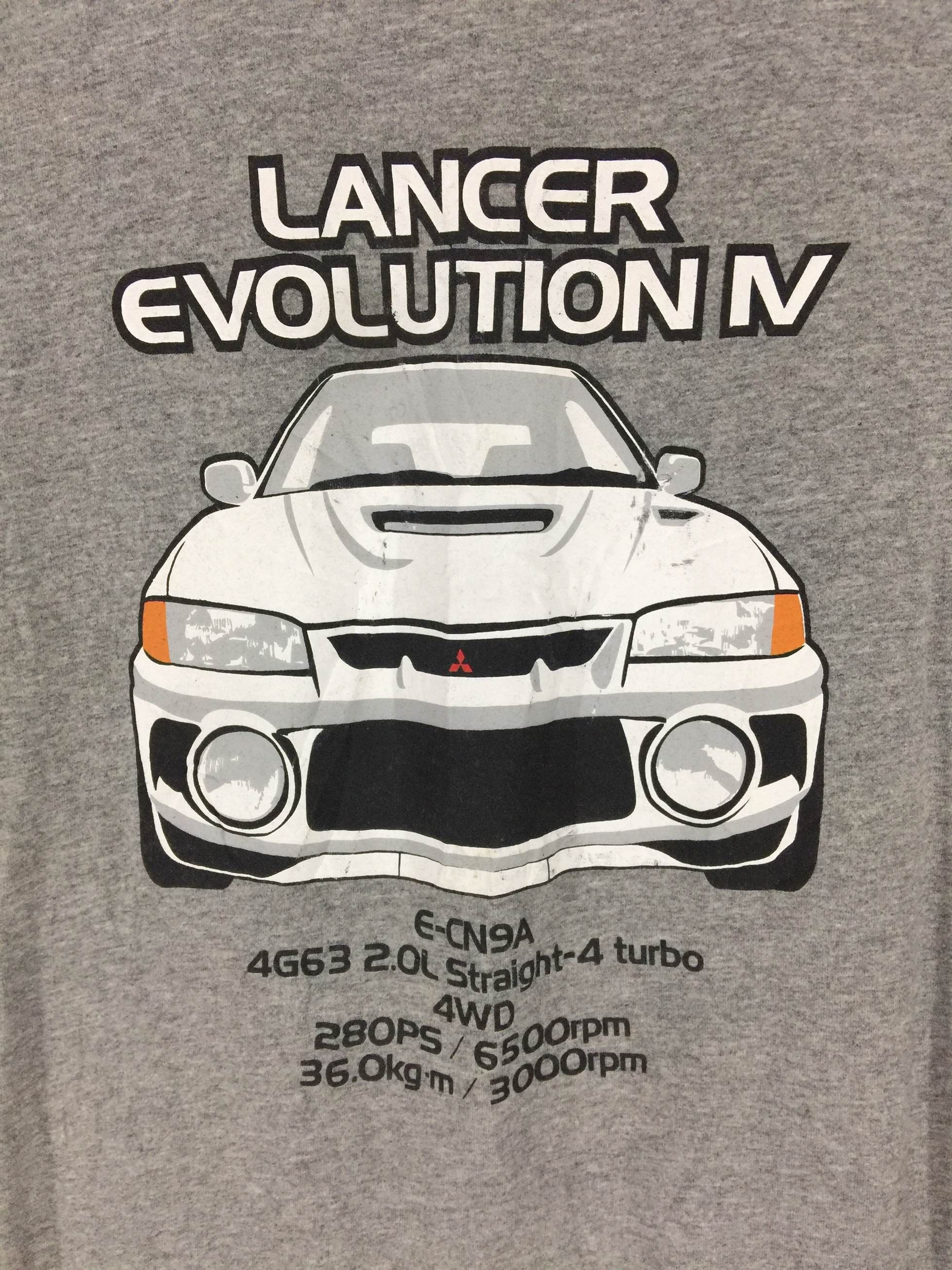 Mitsubishi Lancer evolution IV specs JDM tshirt