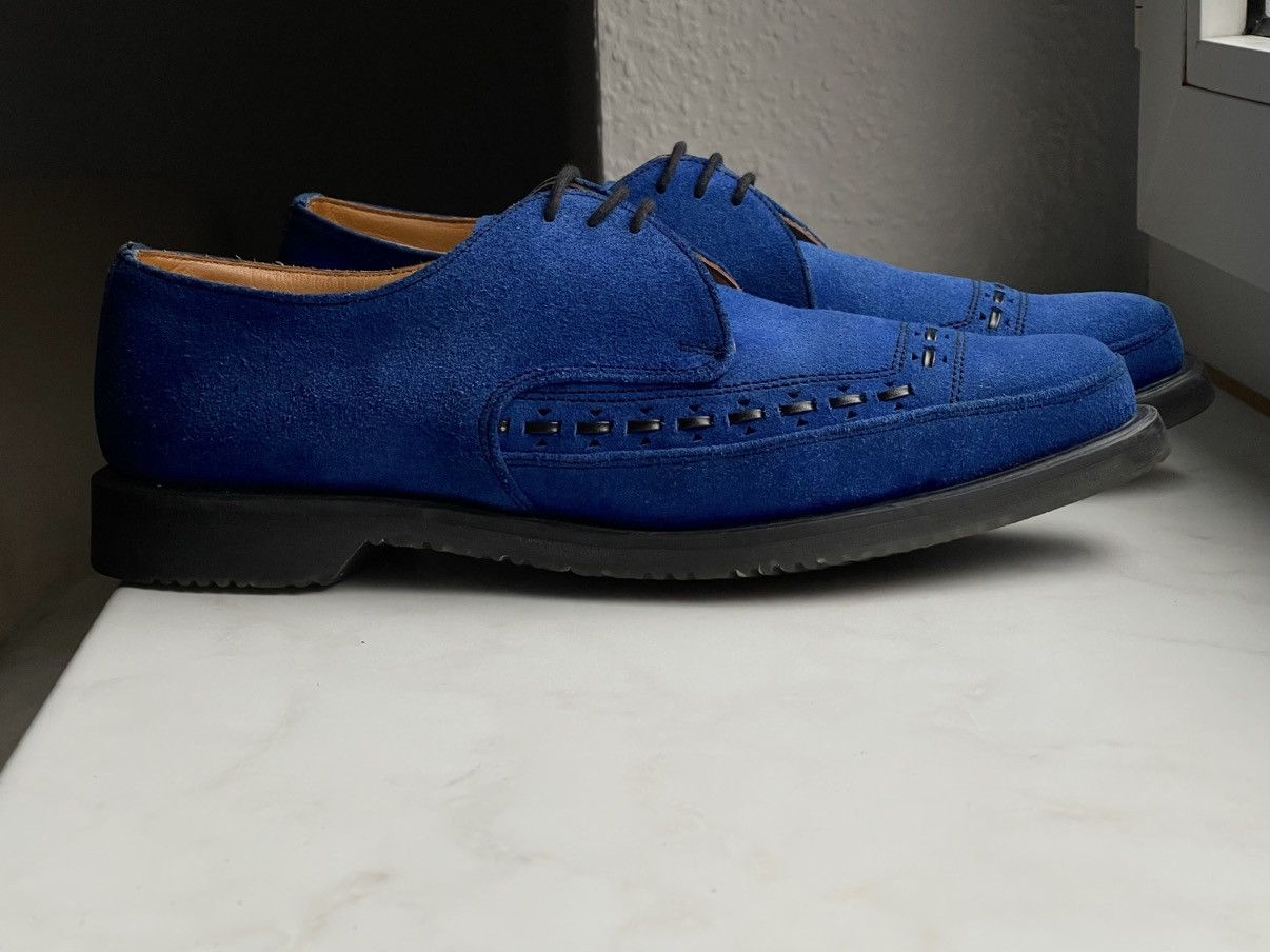 George Cox Royal Blue Suede Creepers