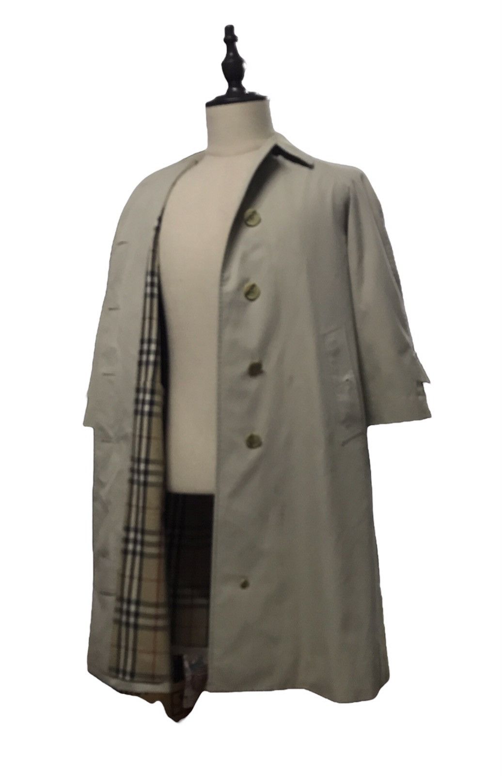 Burberry Vintage Burberrys Long Trench Coat Nova Check Size S / US 4 / IT 40 - 2 Thumbnail