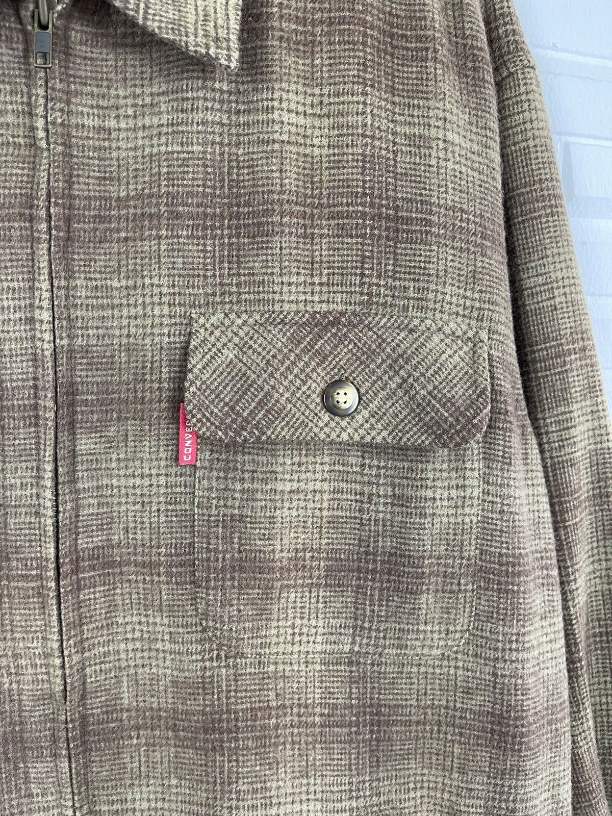 Converse ❌OFFER NOW❌Vintage Check Pattern Converse Flannel Jacket Size US M / EU 48-50 / 2 - 2 Thumbnail