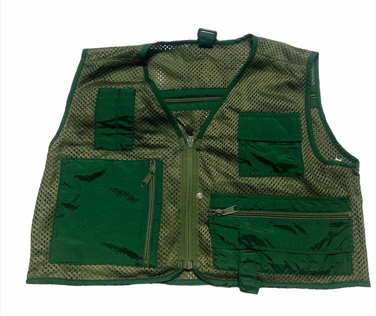 Aigle VINTAGE AIGLE MULTI POCKET OUTDOOR NET VEST Size US S / EU 44-46 / 1 - 3 Thumbnail