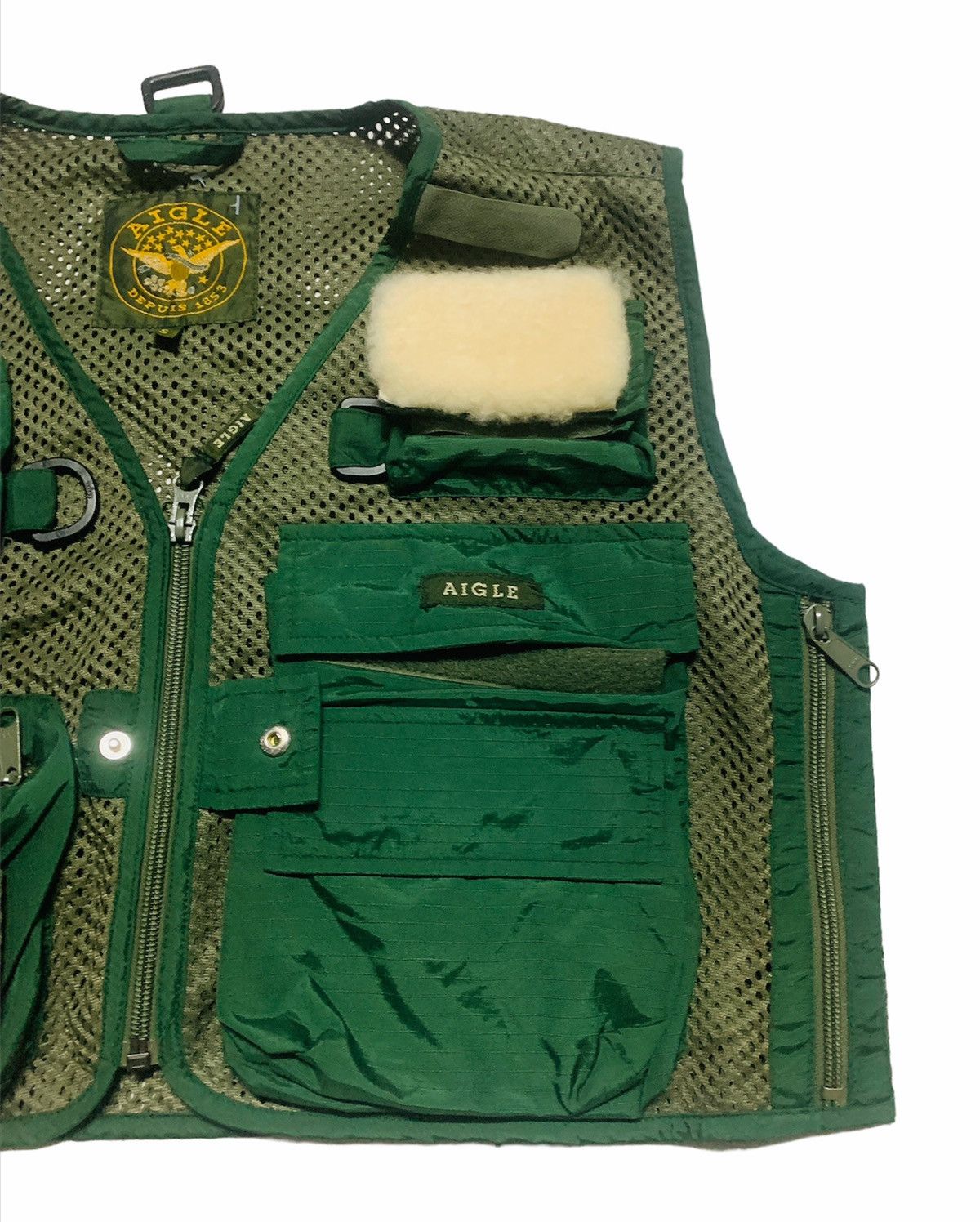 Aigle VINTAGE AIGLE MULTI POCKET OUTDOOR NET VEST Size US S / EU 44-46 / 1 - 5 Thumbnail