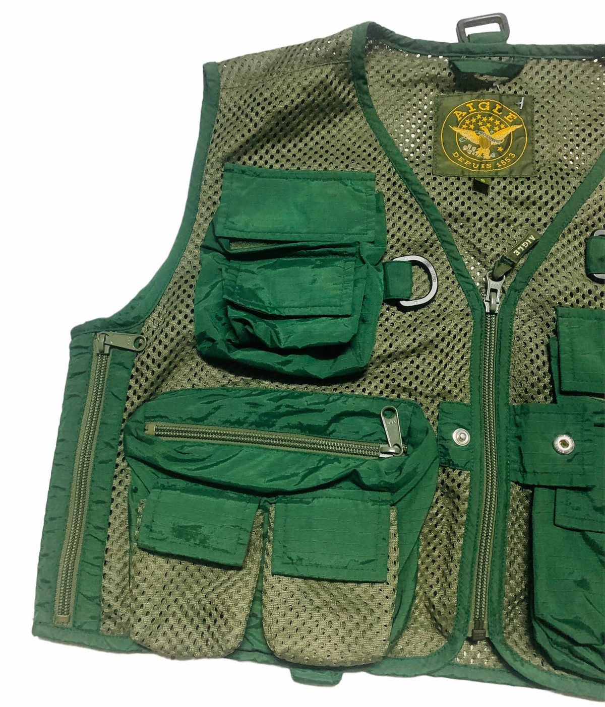 Aigle VINTAGE AIGLE MULTI POCKET OUTDOOR NET VEST Size US S / EU 44-46 / 1 - 6 Thumbnail