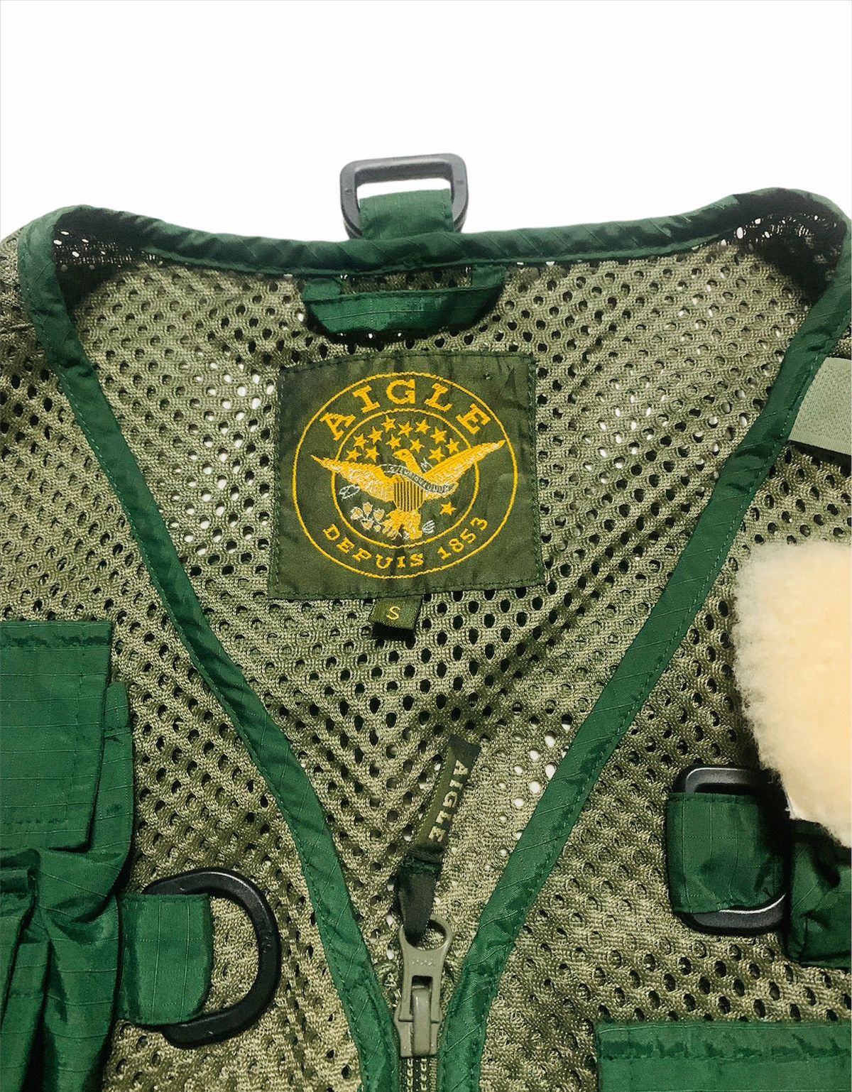 Aigle VINTAGE AIGLE MULTI POCKET OUTDOOR NET VEST Size US S / EU 44-46 / 1 - 4 Thumbnail