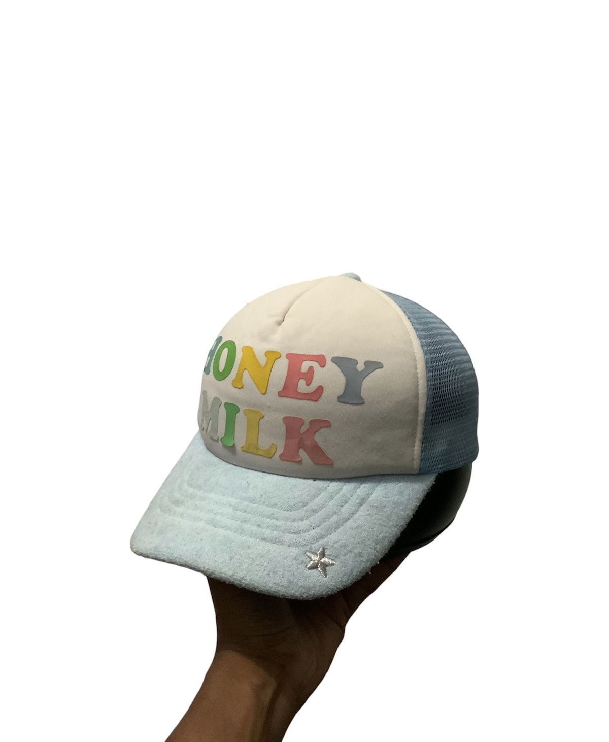 Japanese Brand Honey Milk Fur Trucker Hat Cap Size ONE SIZE - 3 Thumbnail