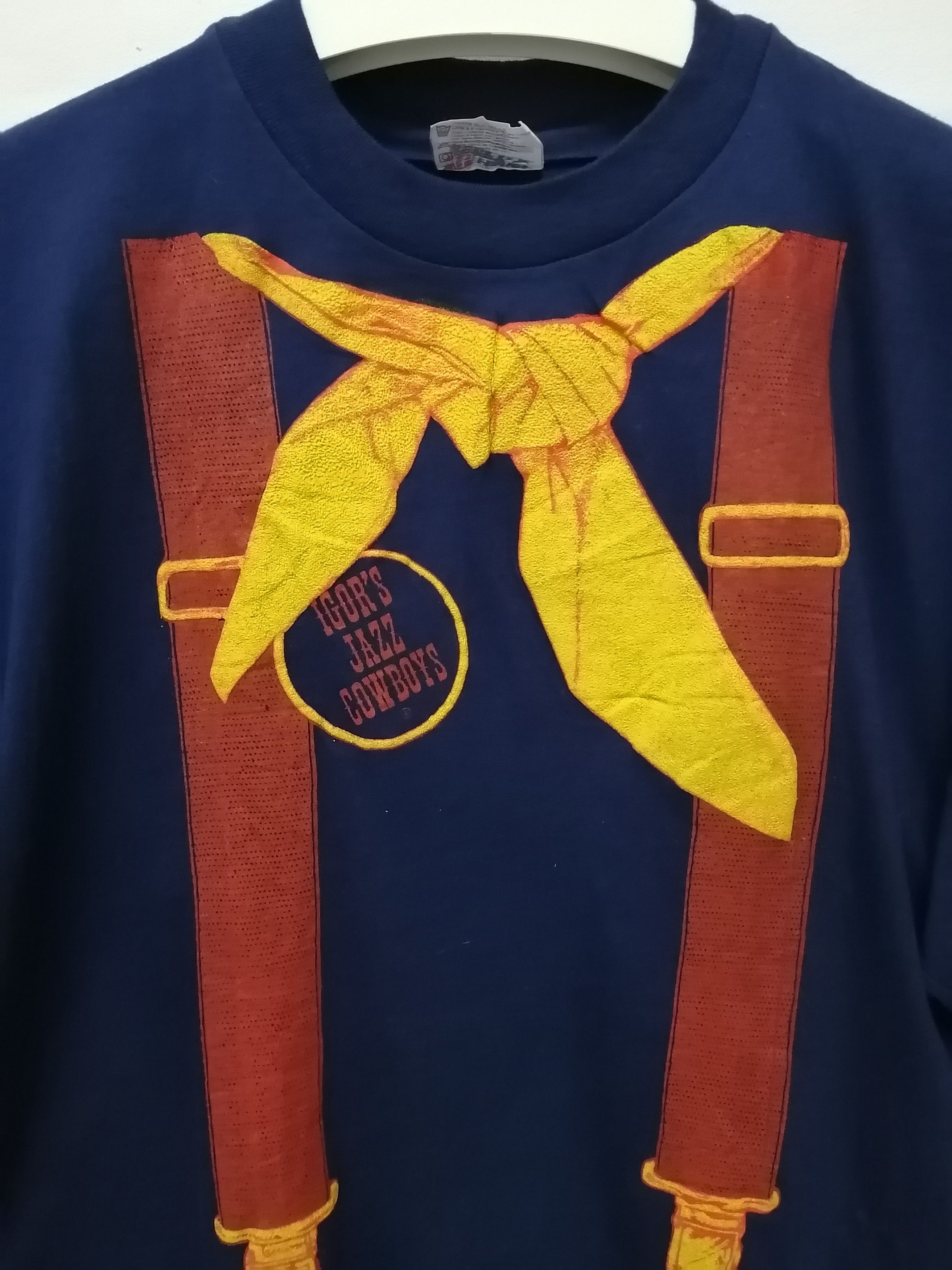 Band Tees Vintage IGOR'S JAZZ COWBOYS Tshirt Size US L / EU 52-54 / 3 - 8 Thumbnail