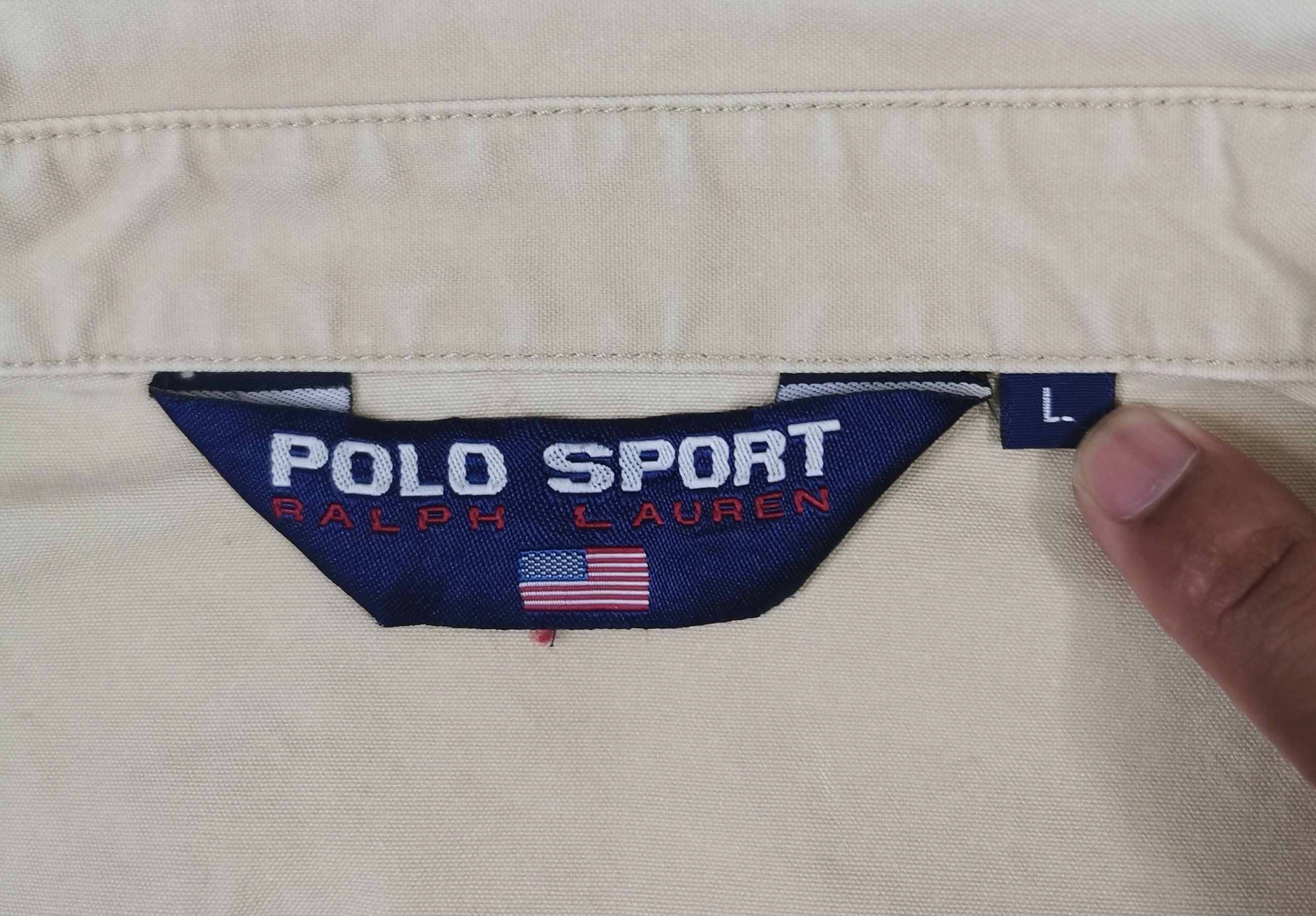 Polo Ralph Lauren Vintage Polo Sport Ralph Lauren U.S Flag Jacket Size US L / EU 52-54 / 3 - 12 Thumbnail