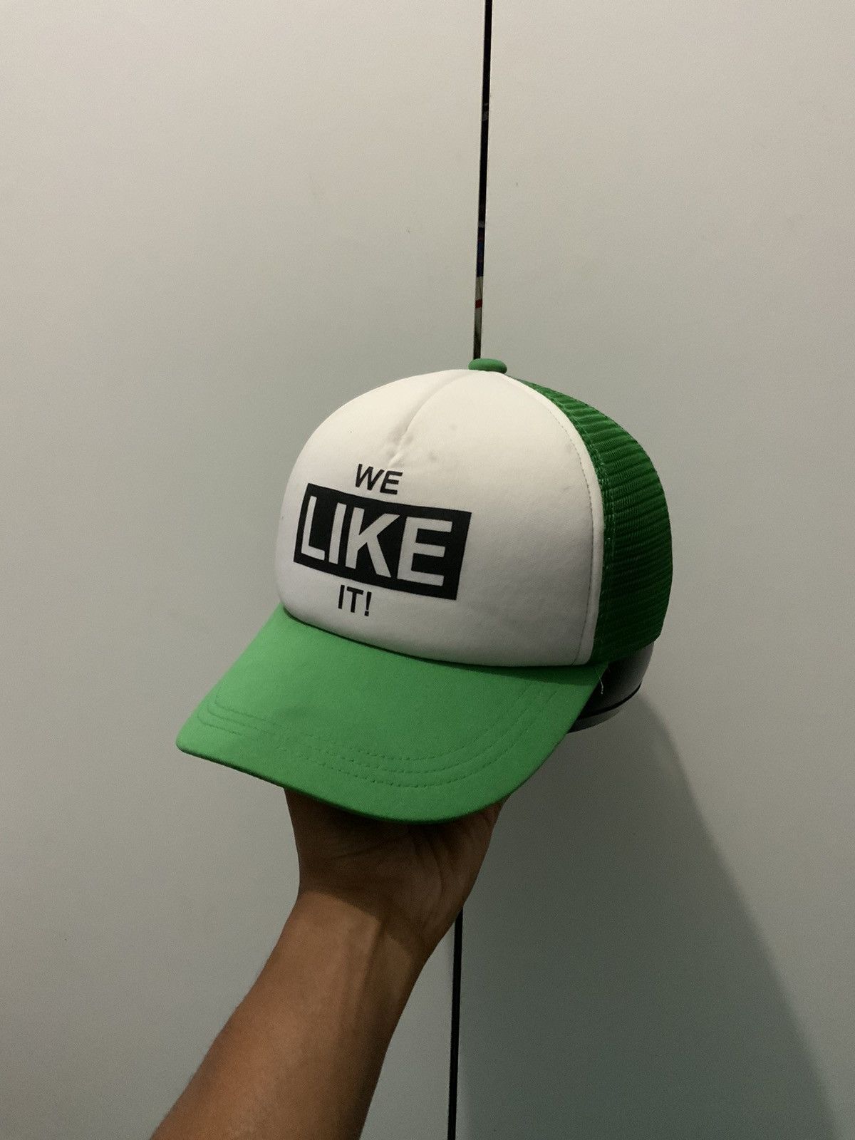 Japanese Brand We Like It ! Green Trucker Hat Size ONE SIZE - 1 Thumbnail