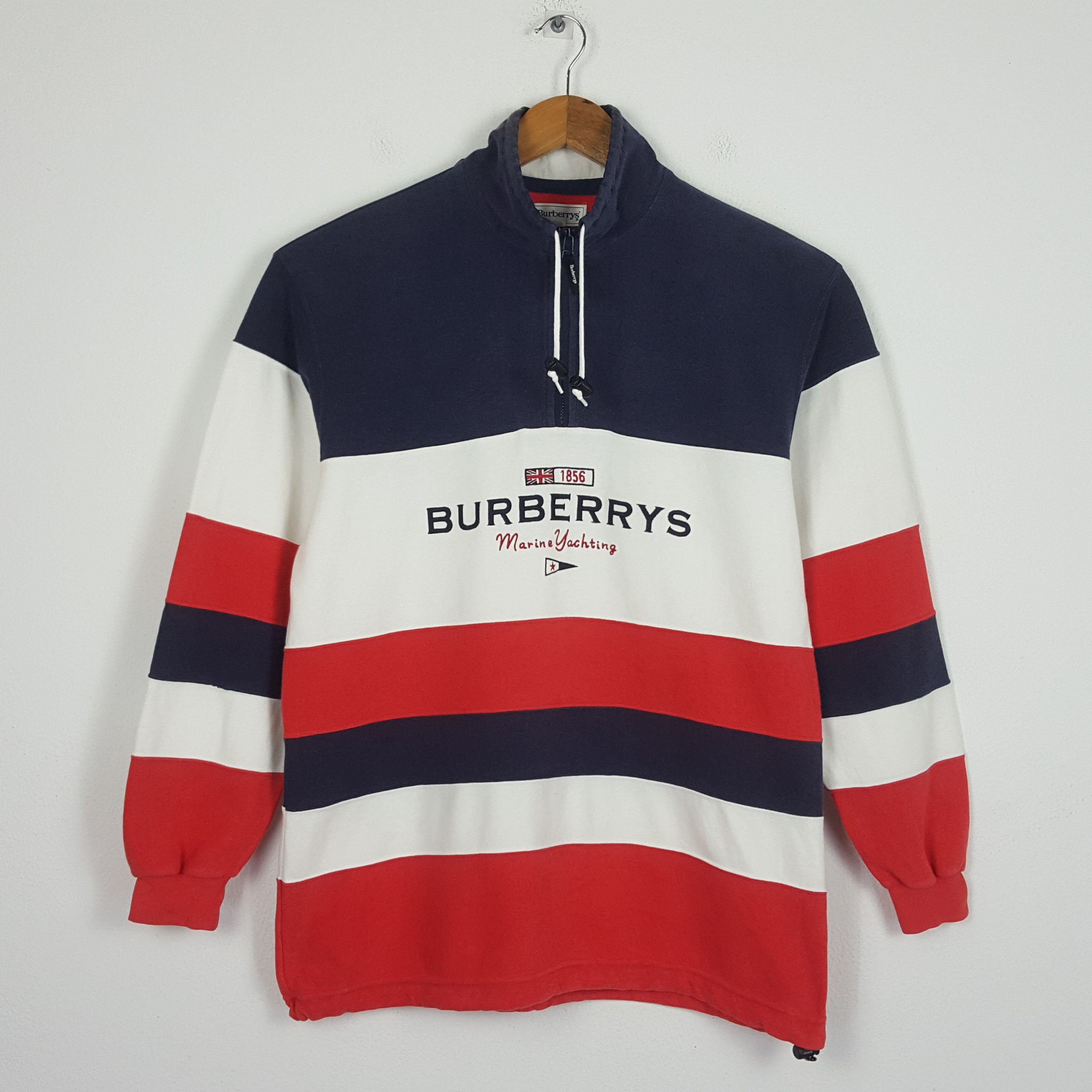 Burberry × Vintage Vintage Burberrys Embroidery Design Sweatshirt Size US L / EU 52-54 / 3 - 1 Thumbnail
