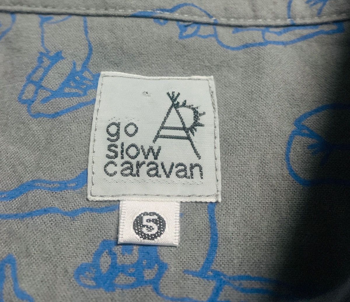 go slow caravan GO SLOW CARAVAN EMBROIDERY LOGO GREY FULLPRINT FLANNEL Size US M / EU 48-50 / 2 - 4 Thumbnail