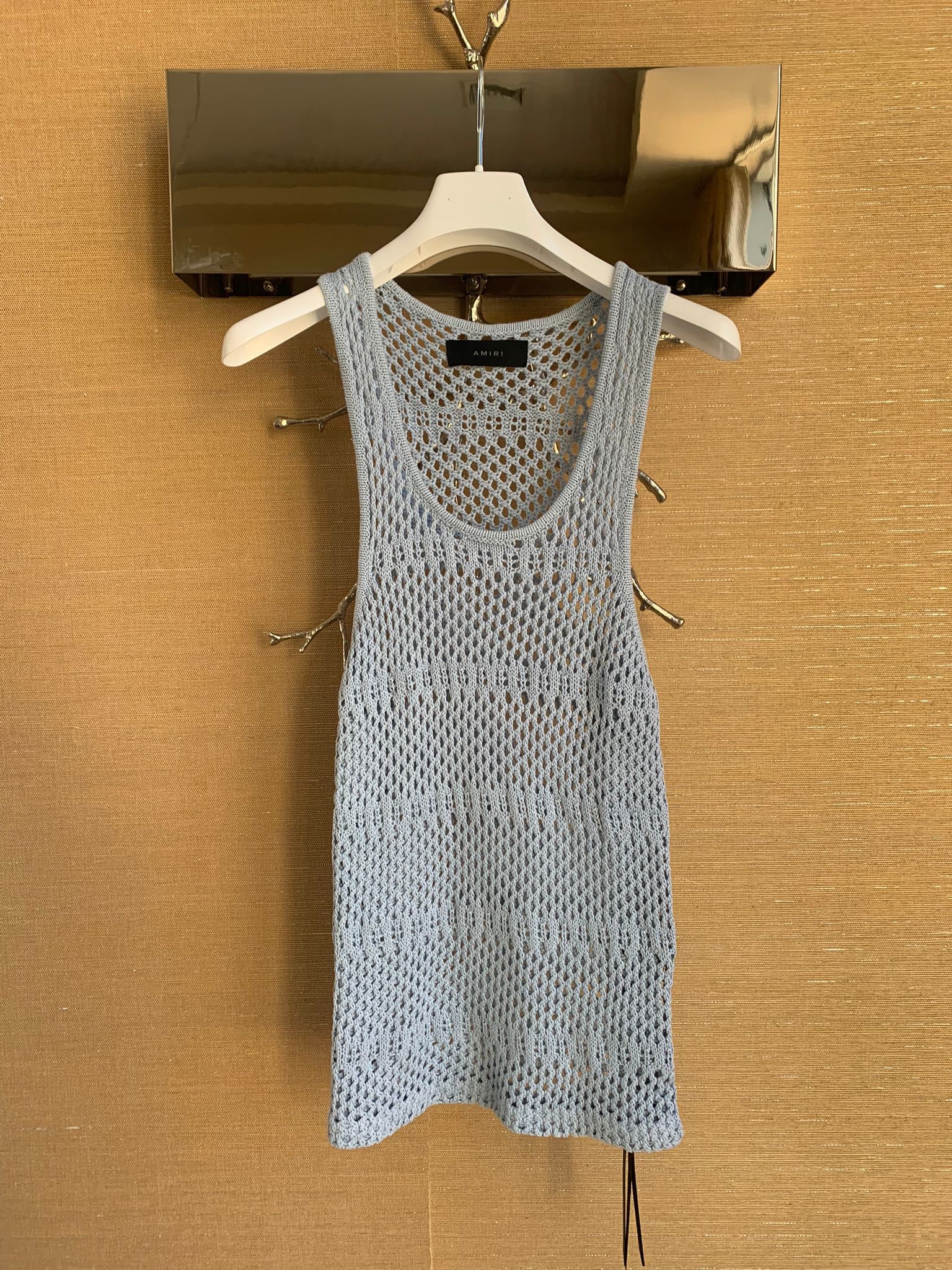 Amiri Crochet Tank Top Size US M / EU 48-50 / 2 - 2 Thumbnail
