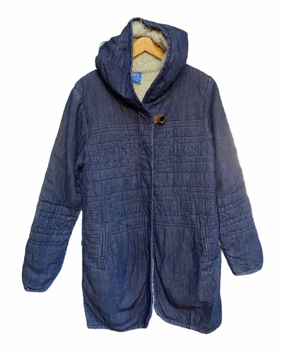 Ocean Pacific OCEAN PACIFIC WINTER DENIM PUFFER HOODED COAT Size US L / EU 52-54 / 3 - 1 Thumbnail