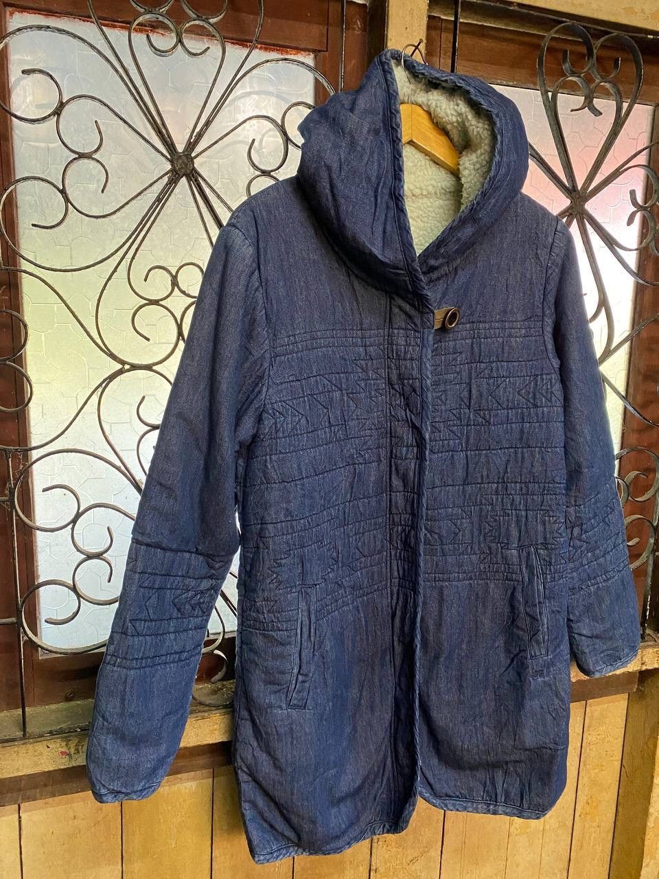 Ocean Pacific OCEAN PACIFIC WINTER DENIM PUFFER HOODED COAT Size US L / EU 52-54 / 3 - 4 Thumbnail