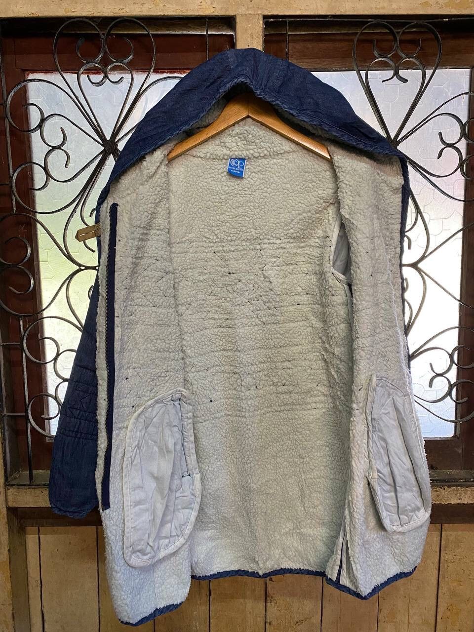 Ocean Pacific OCEAN PACIFIC WINTER DENIM PUFFER HOODED COAT Size US L / EU 52-54 / 3 - 10 Thumbnail