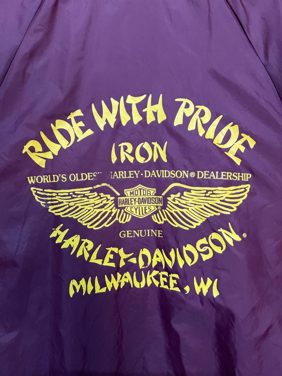Harley Davidson VINTAGE HARLEY DAVIDSON RIDE WITH PRIDE WINDBREAKER Size US M / EU 48-50 / 2 - 4 Thumbnail