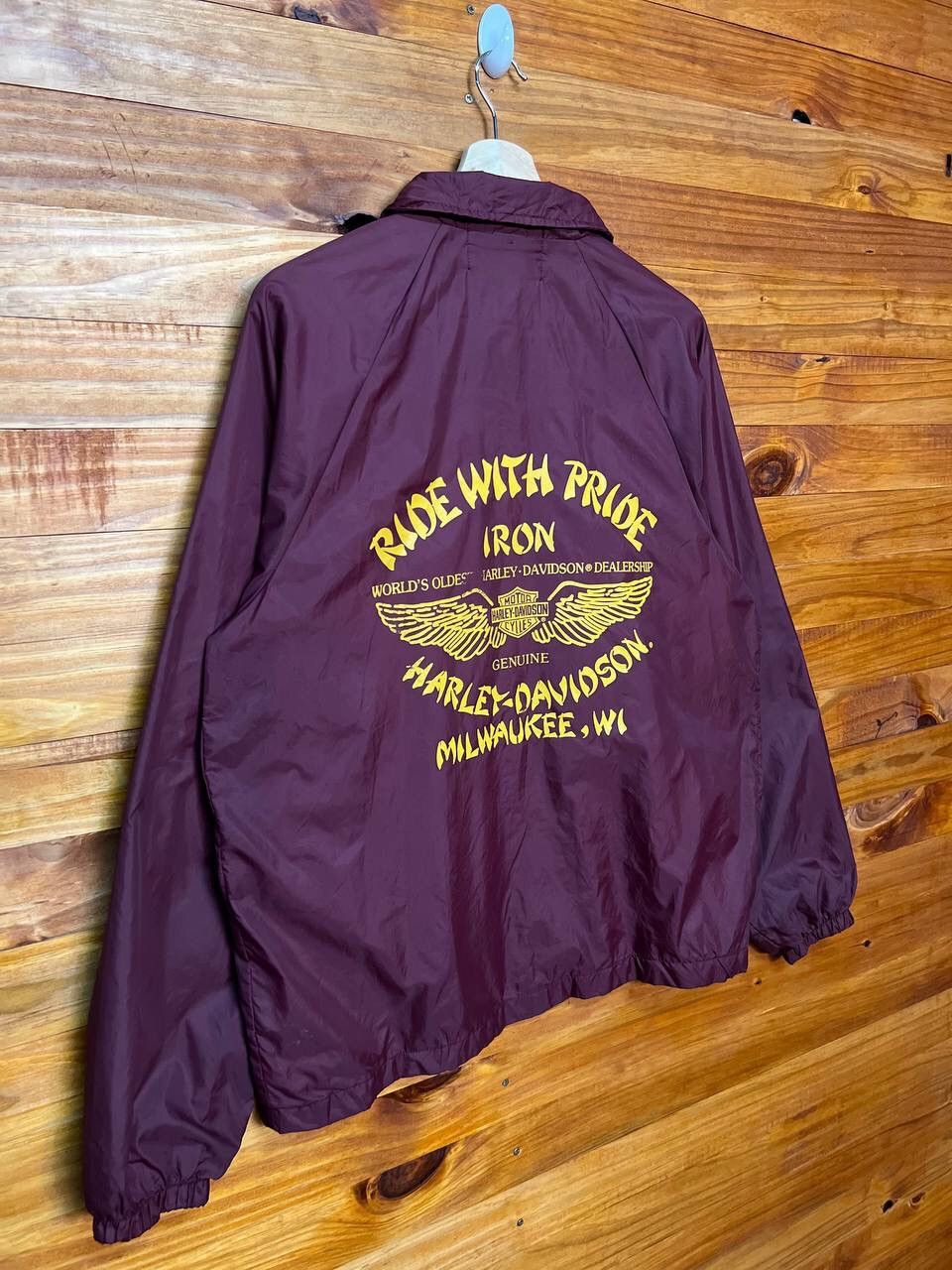 Harley Davidson VINTAGE HARLEY DAVIDSON RIDE WITH PRIDE WINDBREAKER Size US M / EU 48-50 / 2 - 3 Thumbnail