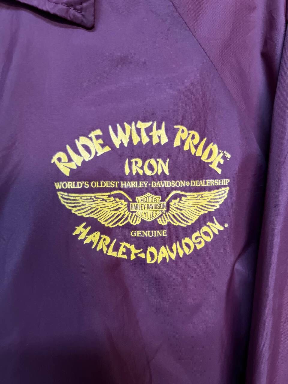 Harley Davidson VINTAGE HARLEY DAVIDSON RIDE WITH PRIDE WINDBREAKER Size US M / EU 48-50 / 2 - 5 Thumbnail