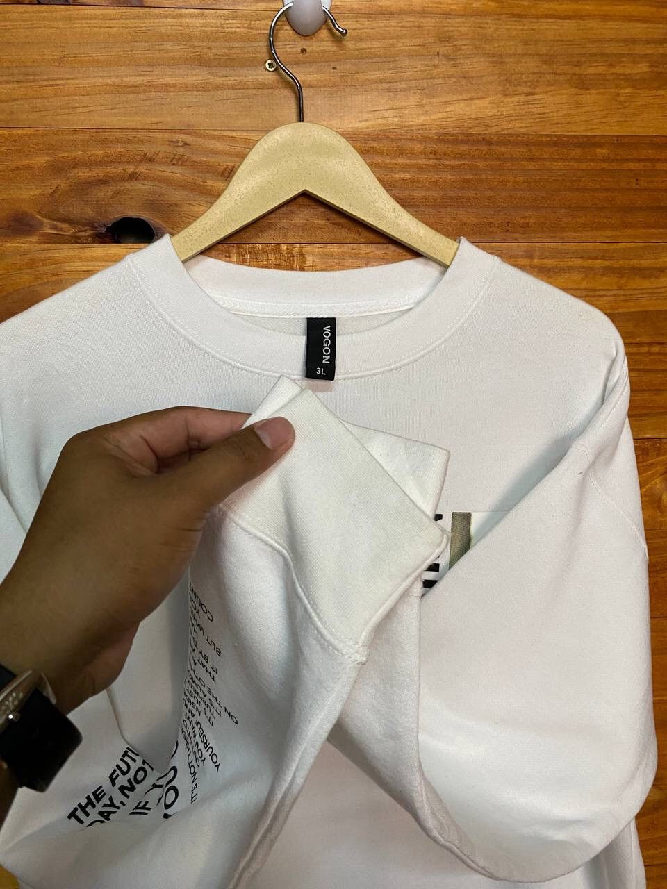 Japanese Brand VOGON ALTERATION SWEATSHIRT Size L / US 10 / IT 46 - 11 Thumbnail