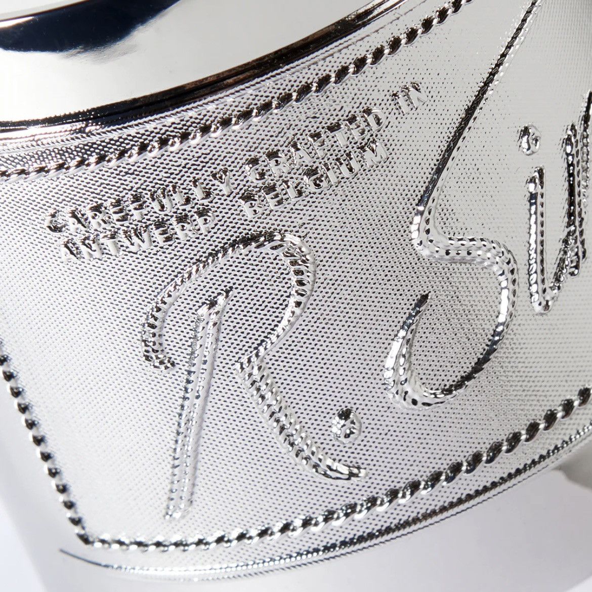 RAF SIMONS SOLID R SIMONS BRACELET WITH DEVOTION LABEL