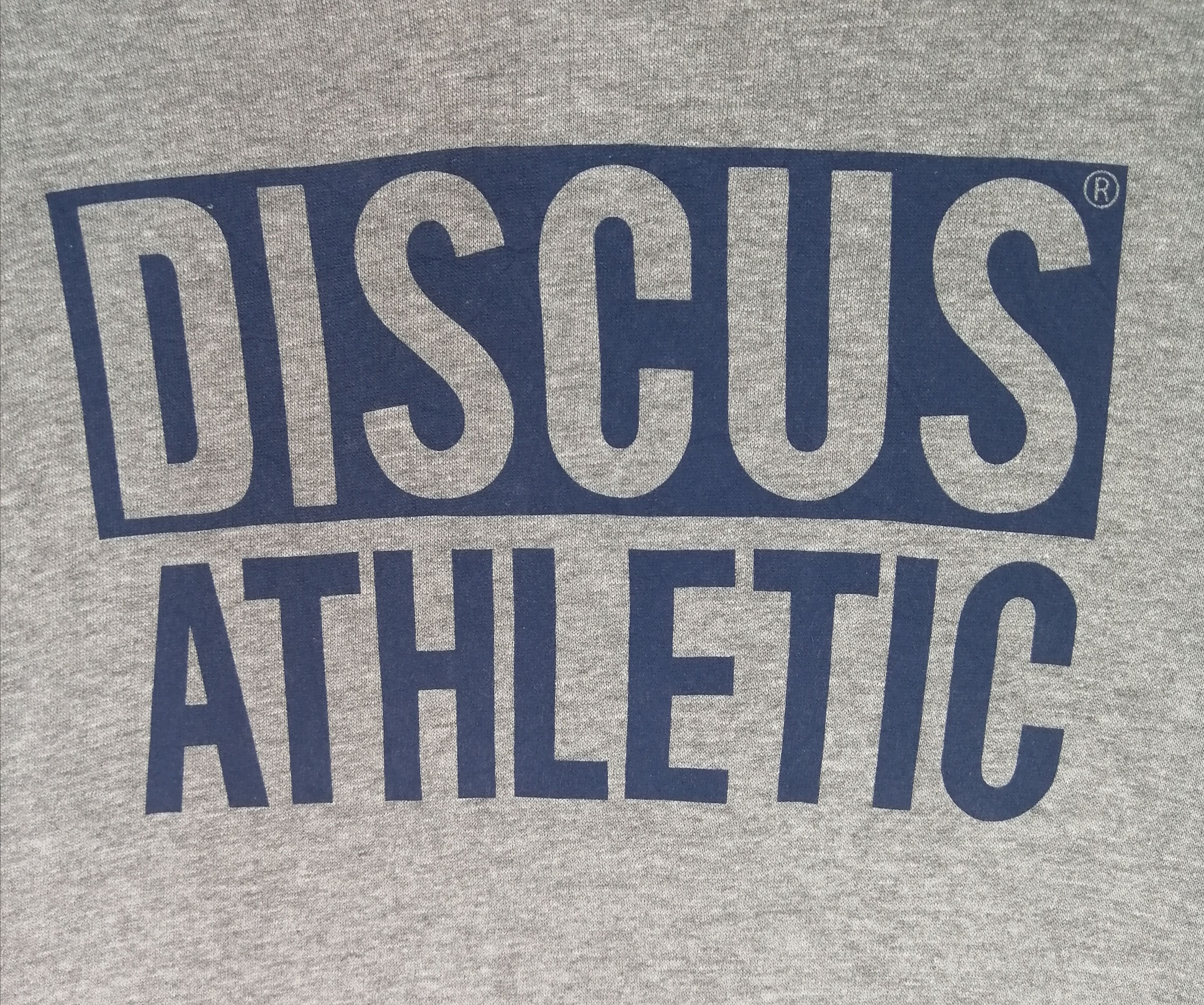 Vintage Vintage!! Discus Athelic Pullover Hoodie Big Logo Size US XL / EU 56 / 4 - 4 Thumbnail