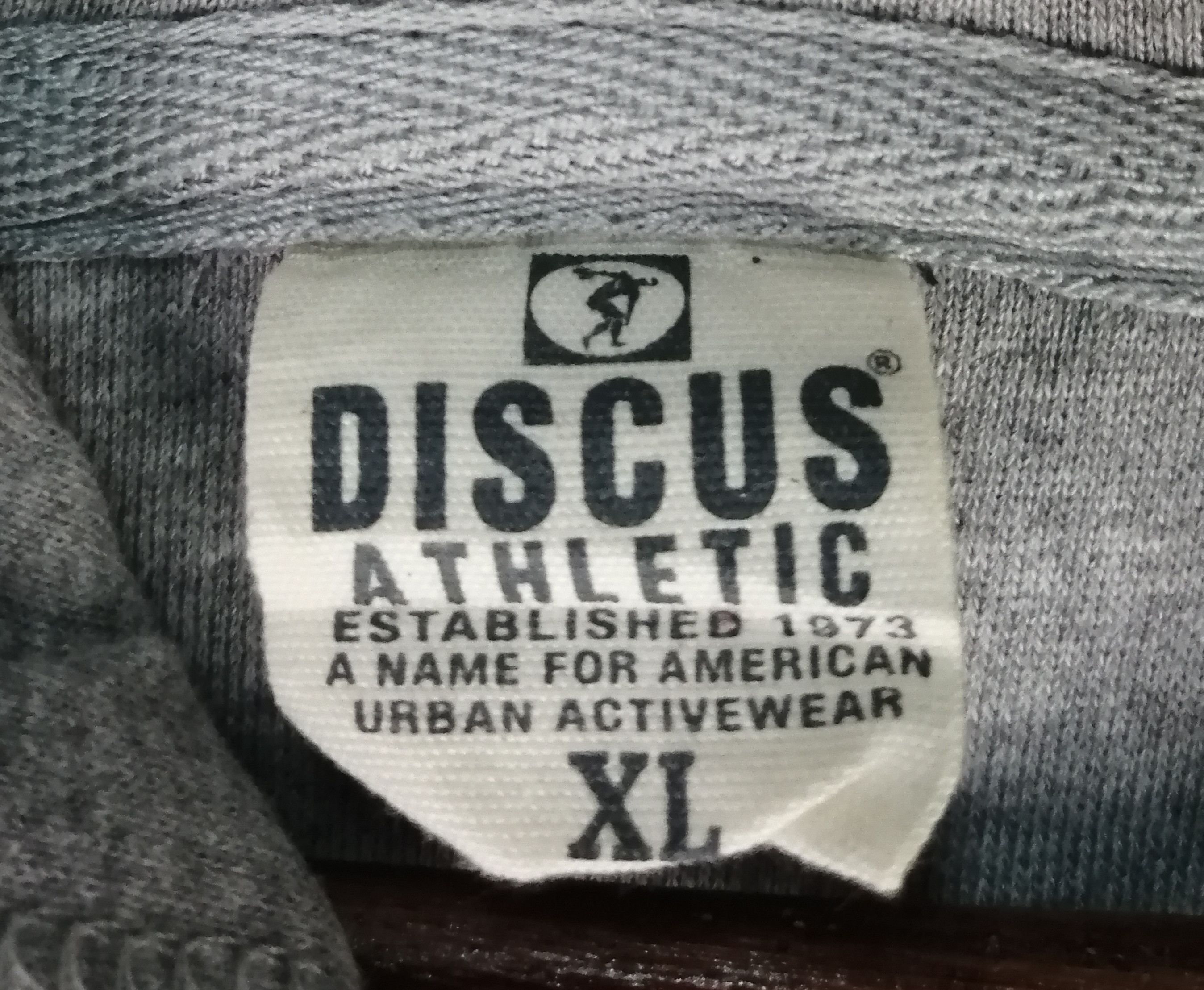 Vintage Vintage!! Discus Athelic Pullover Hoodie Big Logo Size US XL / EU 56 / 4 - 5 Thumbnail