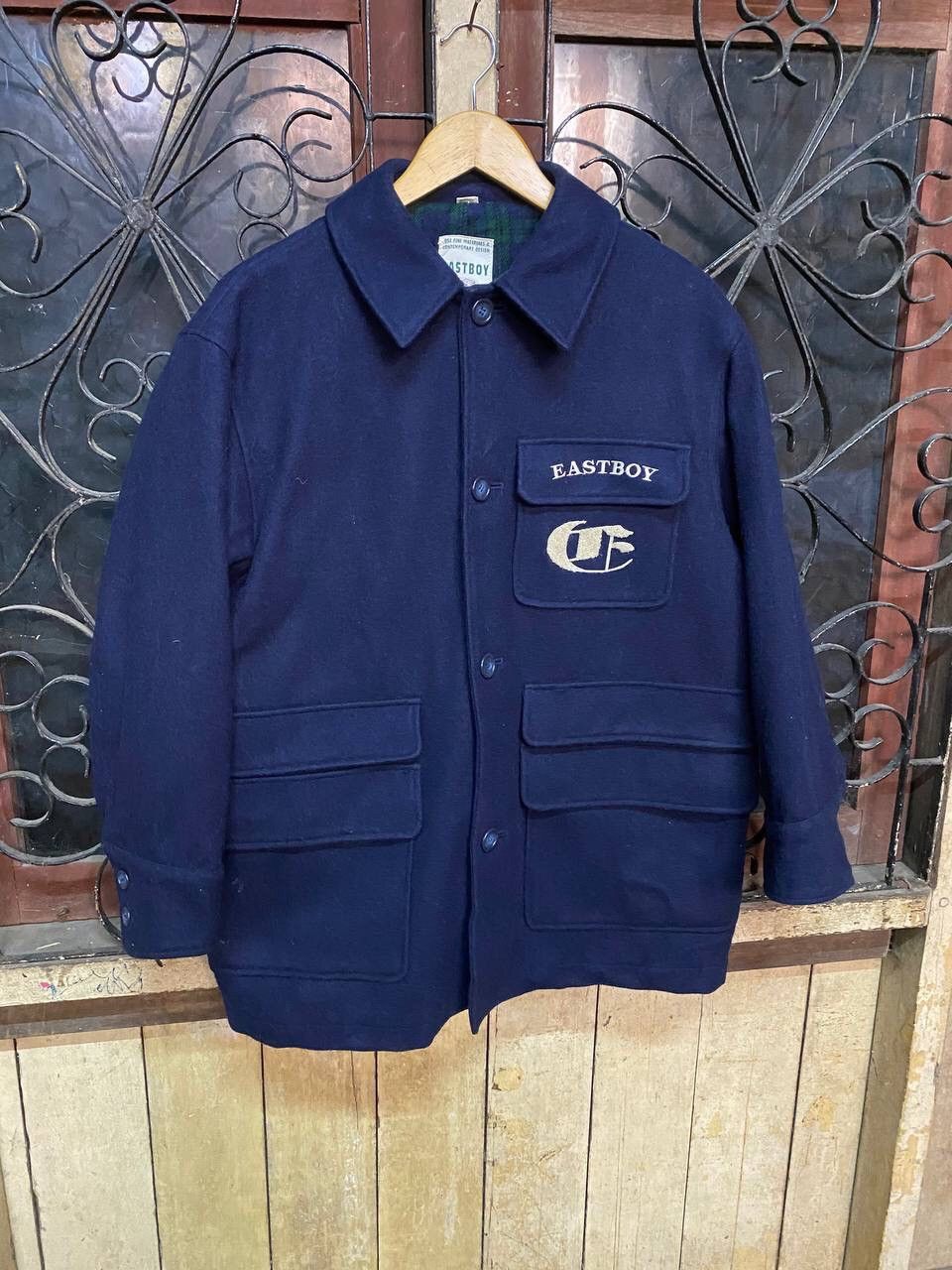 Vintage Vintage Eastboy Field Wool Jacket Size US L / EU 52-54 / 3 - 3 Thumbnail