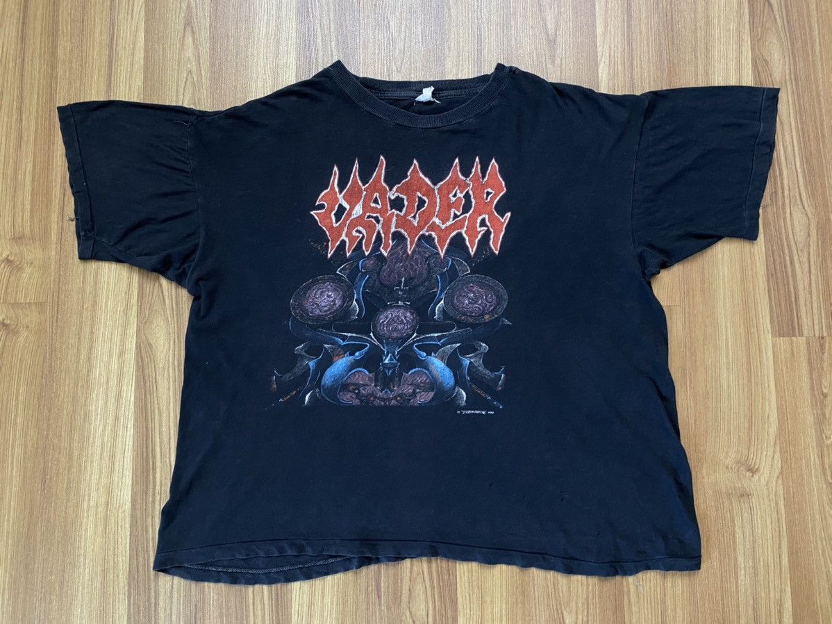 Band Tees Vintage Vader 1992 T Shirt Tee Morbid Angel Burzum Death Size US XL / EU 56 / 4 - 1 Thumbnail