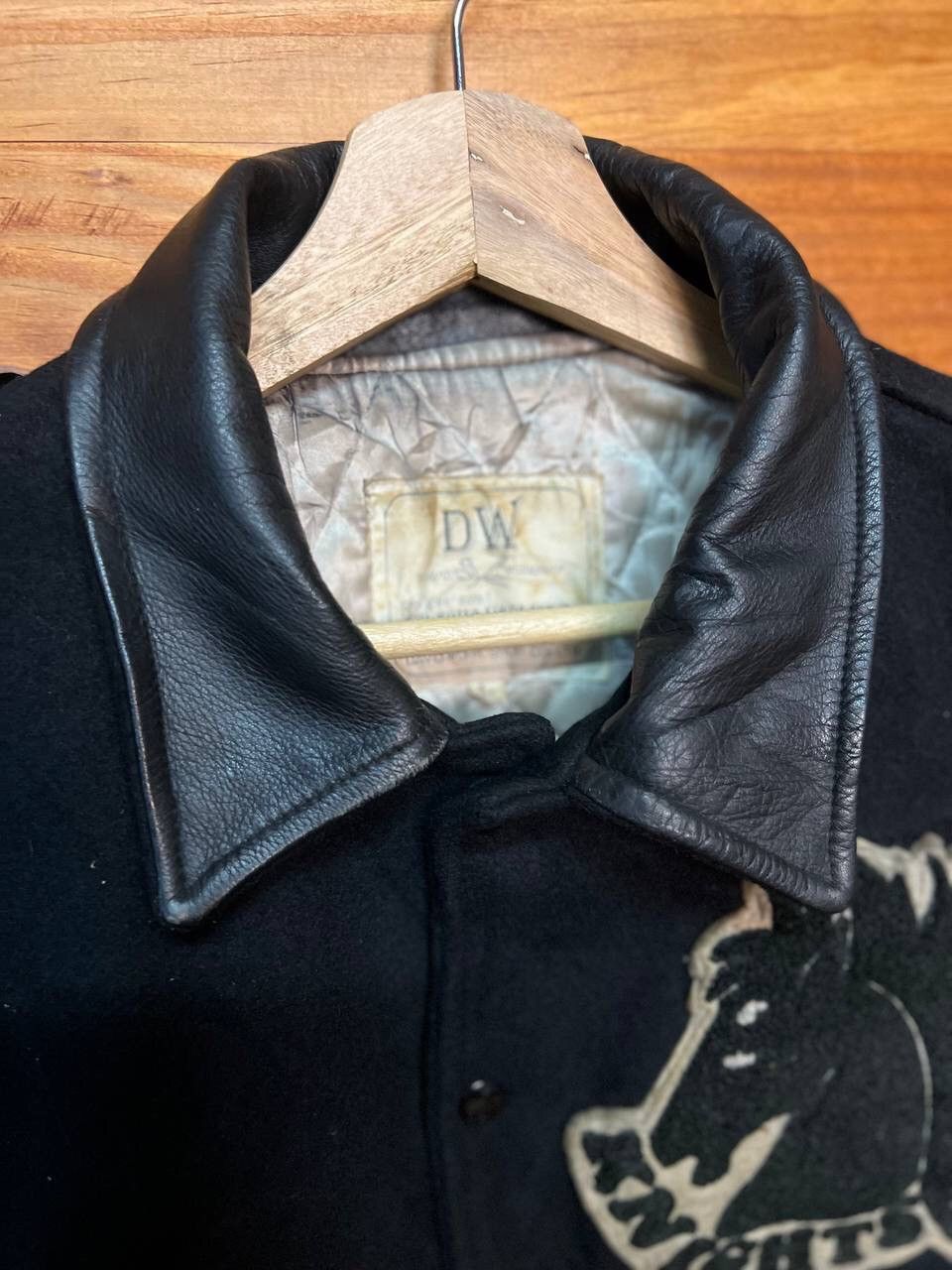 Vintage VINTAGE KNIGHT FOOTBALL TEAM WOOL LEATHER VARSITY Size US L / EU 52-54 / 3 - 9 Thumbnail