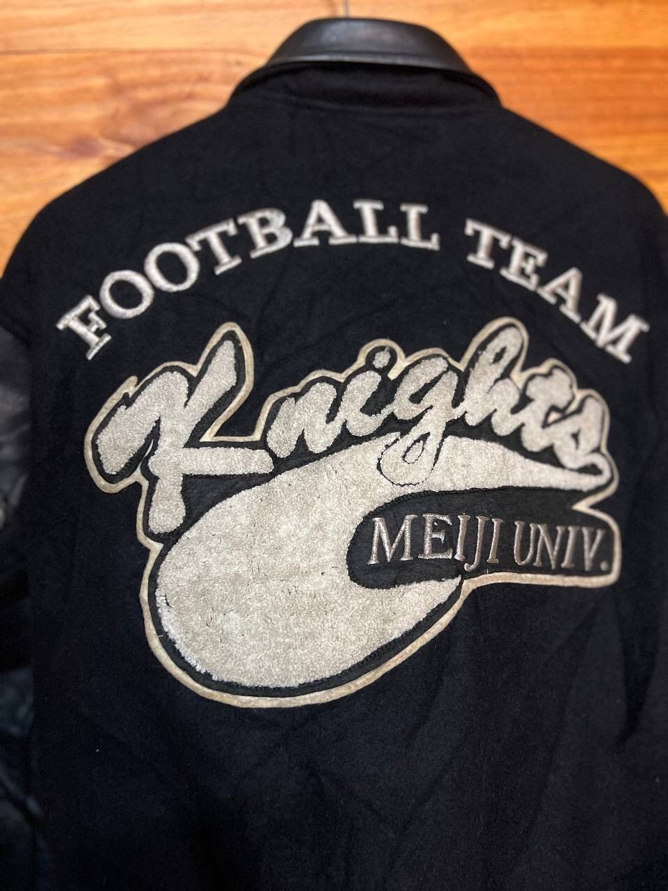 Vintage VINTAGE KNIGHT FOOTBALL TEAM WOOL LEATHER VARSITY Size US L / EU 52-54 / 3 - 12 Thumbnail