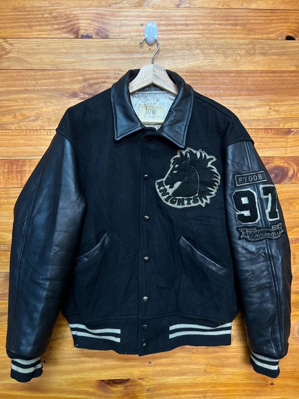 Vintage VINTAGE KNIGHT FOOTBALL TEAM WOOL LEATHER VARSITY Size US L / EU 52-54 / 3 - 2 Thumbnail