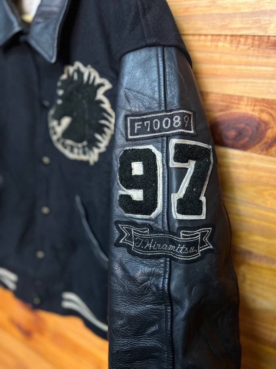 Vintage VINTAGE KNIGHT FOOTBALL TEAM WOOL LEATHER VARSITY Size US L / EU 52-54 / 3 - 6 Thumbnail